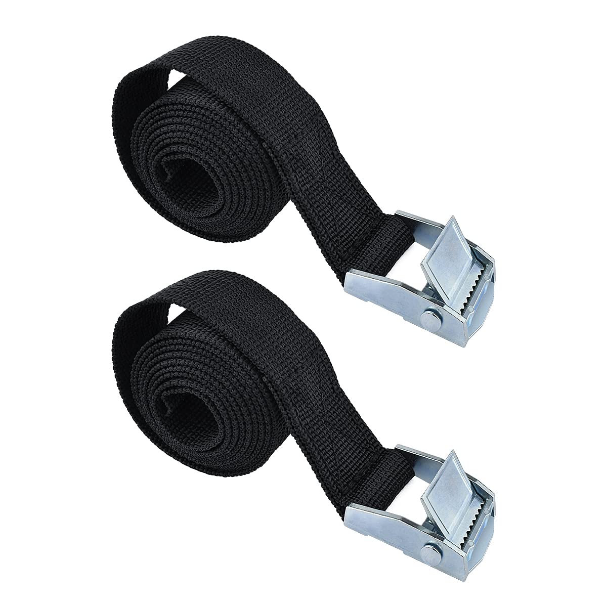 2Pcs Lashing Straps With Buckles Adjustable, Up To 600Lbs,Tie Down Straps For Motorcycle, Cargo, Trucks,Trailer,Luggage (1' X 3.3')