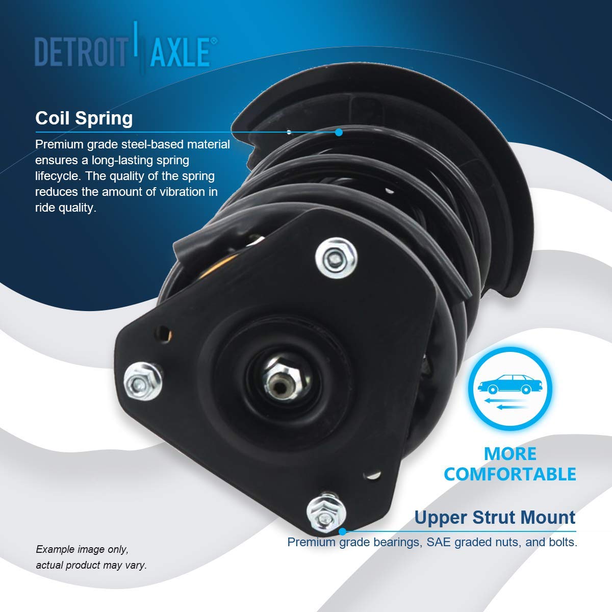 Detroit Axle - Front Struts Sway Bars For Chevy Impala Monte Carlo Pontiac Grand Prix Buick Allure Lacrosse Century Regal Comple