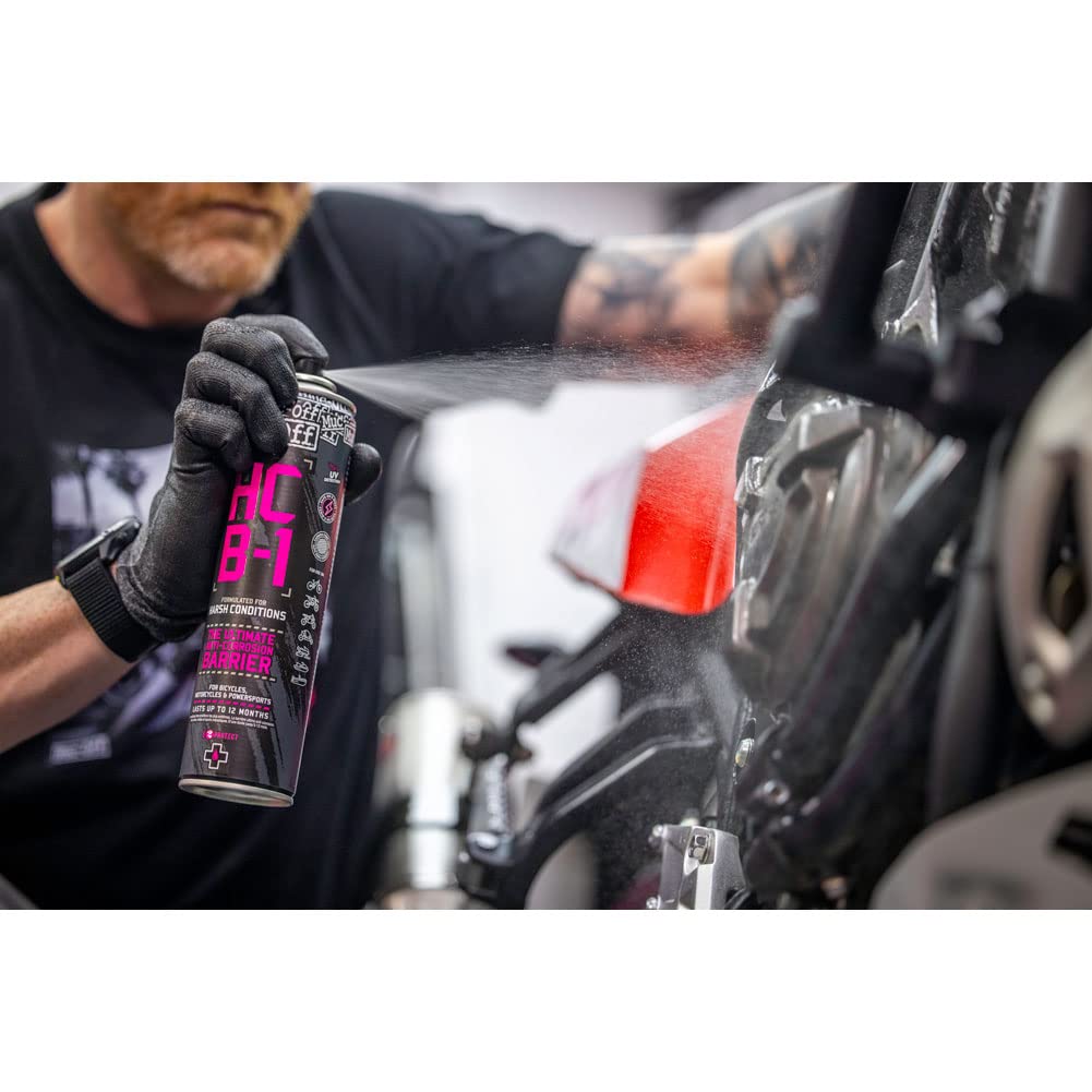 Muc Off HCB-1, 13.5 fl oz - Anti Corrosion Spray, Rust Inhibitor, Harsh Conditions Barrier - Anti Rust Spray for Bikes, Motorcyc