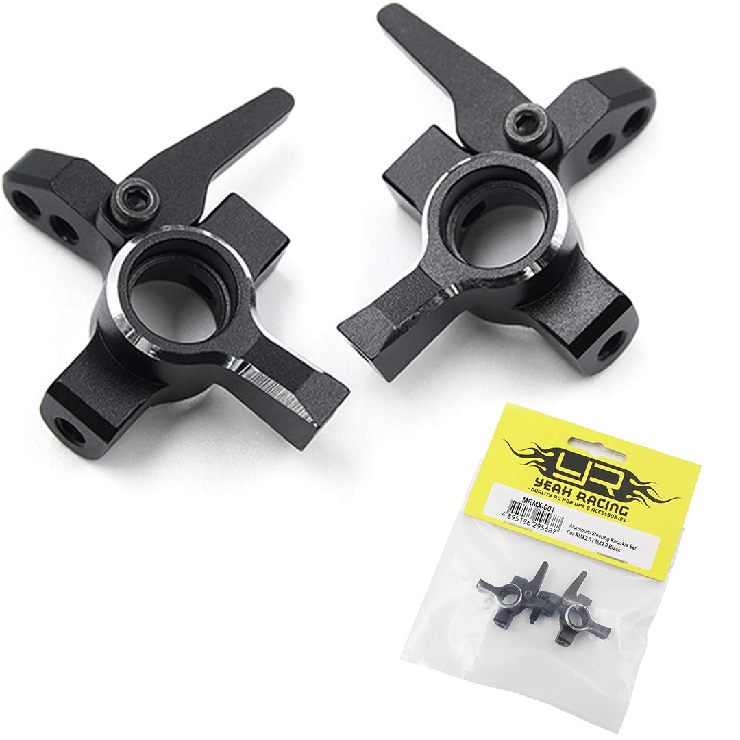 Yeah Racing Aluminum Steering Knuckle Set Rmx2.0 Fmx2.0 Black #Mrmx-001