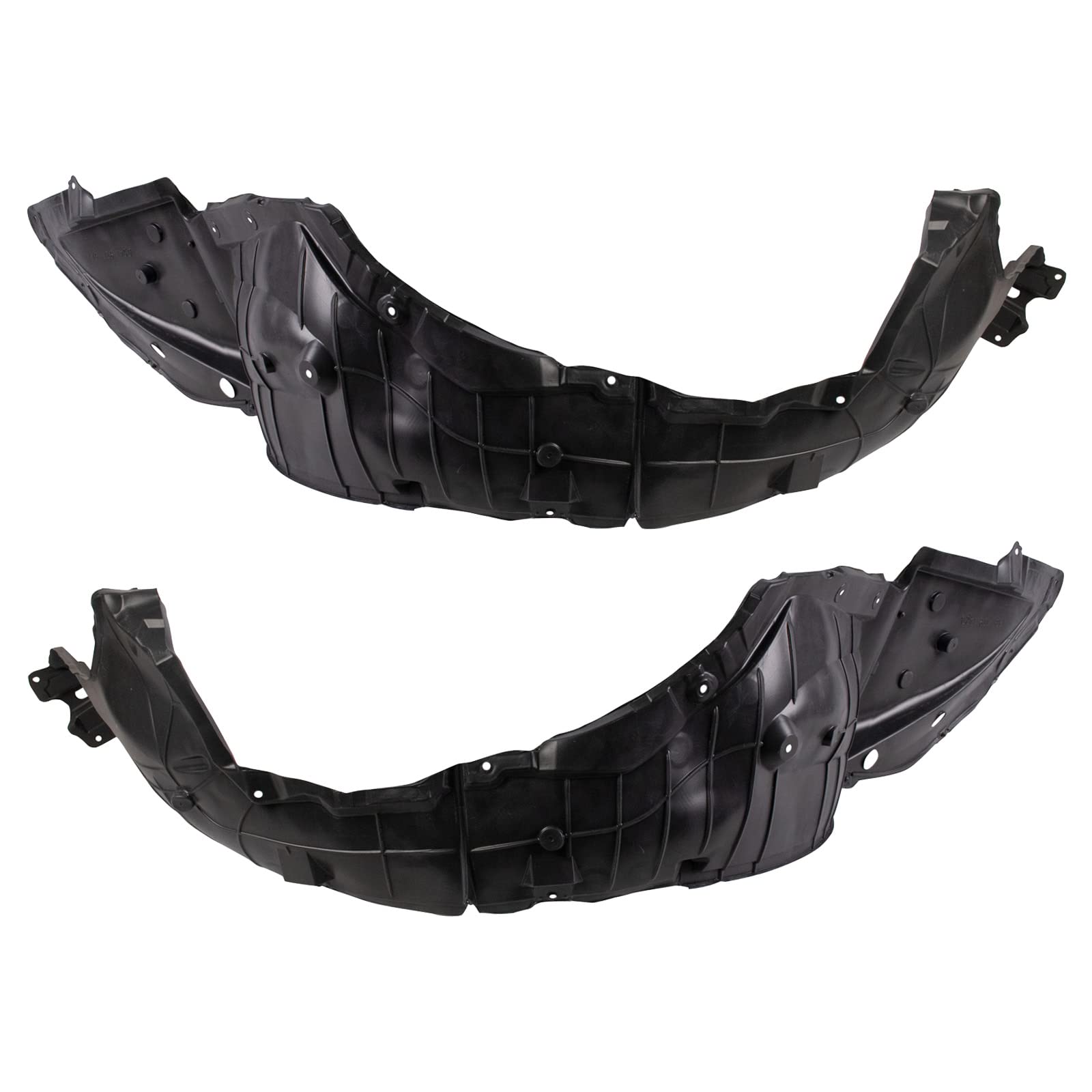 Trq Front Inner Fender Liner Set Compatible With 2019-2023 Nissan Altima Ni1248166 Ni1249166