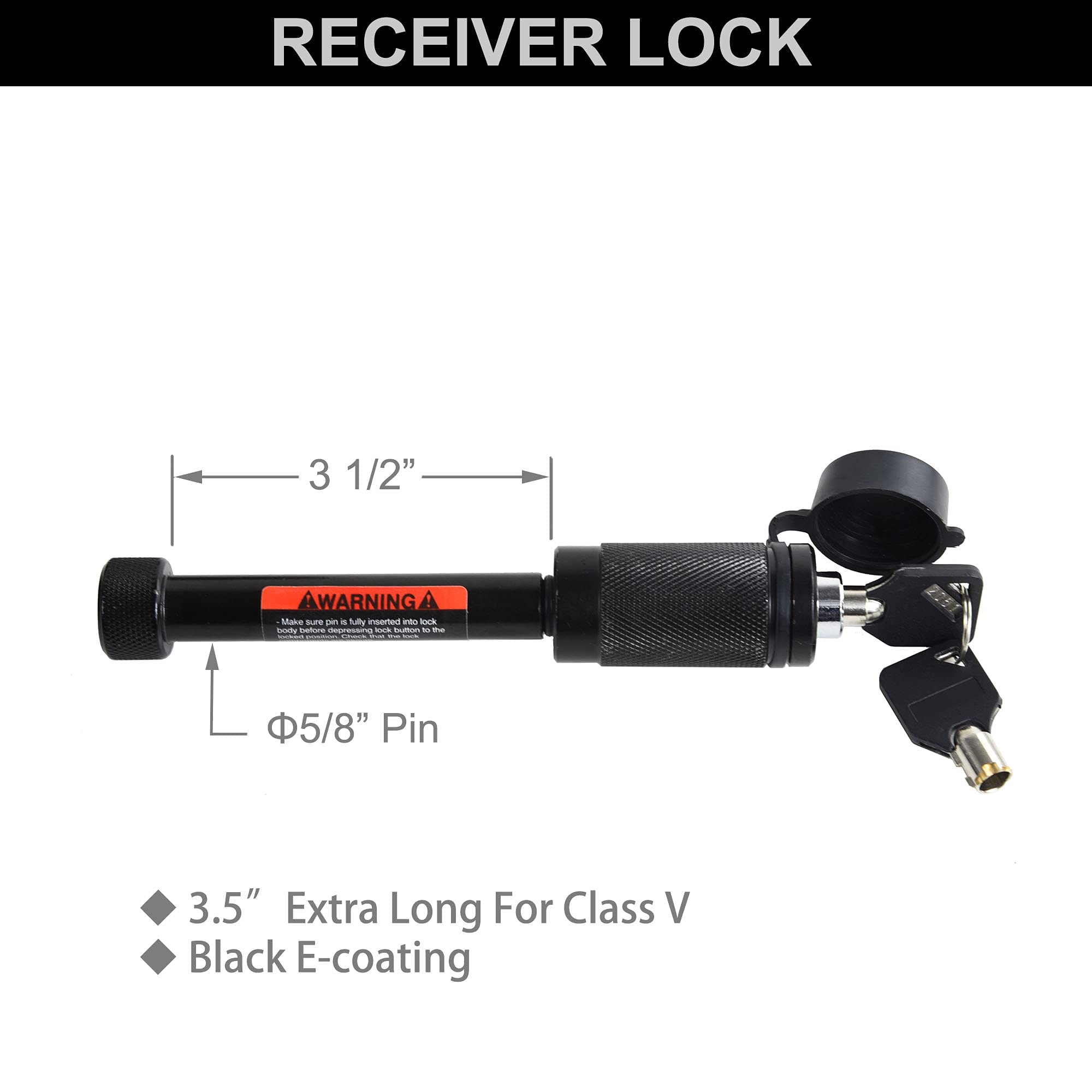 Reysun 864058 Recovery Trailer Hitch Tri Ball Mount And 360 Swivel Tow Shackle, Fits For 2' Receiver, Class V Hitch Lock Included…