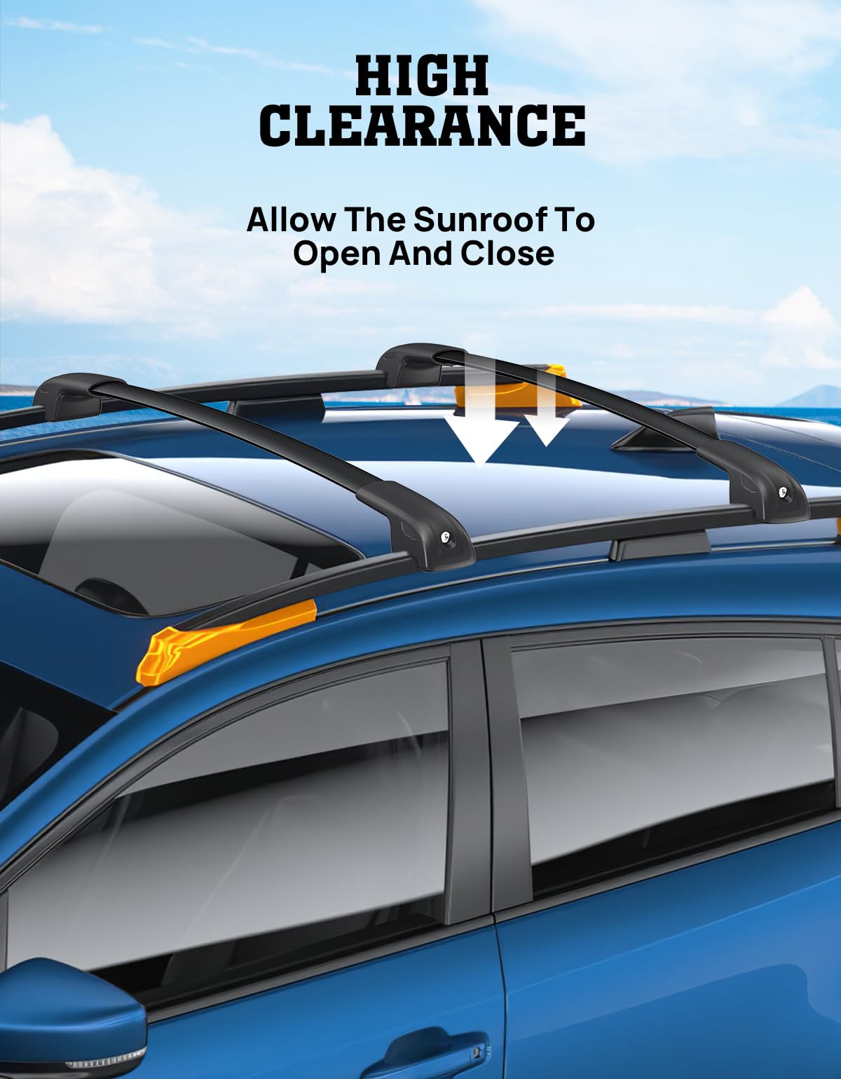 Hmmtyrack Car Roof Rack Cross Bars Compatible With Subaru Crosstrek Wilderness 2024, Aluminum Roof Rails Crossbar With Lock For