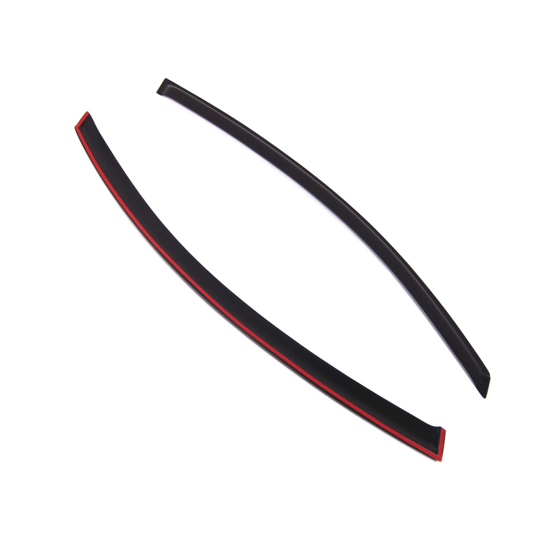 Tuningpros Window Visor Compatible With 2008-2013 Nissan Altima Coupe, Dgwv2-835 Outside Mount Deflector Rain Guard Dark Smoke,