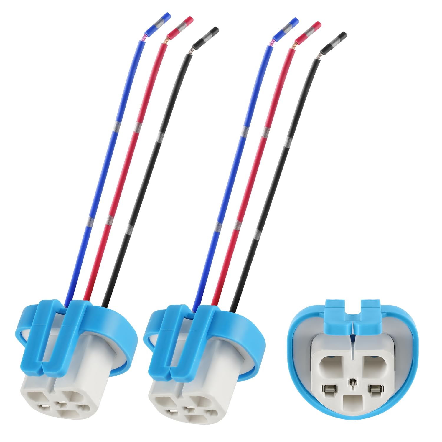 Ibrightstar 9007 9004 Hb1 Hb5 Female High Temperature Ceramic Adapter Wiring Harness Sockets Wire For Headlights Or Fog Lights