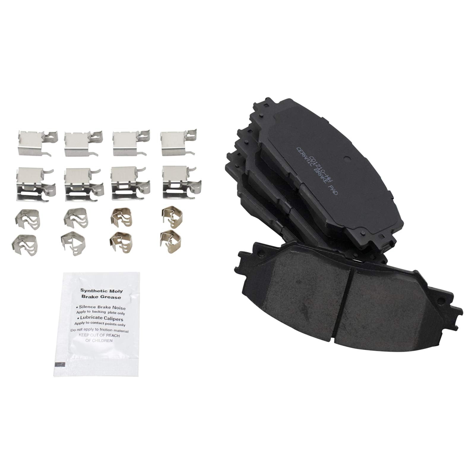 Trq Front Brake Pad & Rotor Kit Brake Pads Brake Rotor Ceramic Compatible With 2009-2010 Pontiac Vibe 2008-2014 Scion Xd 2009-20