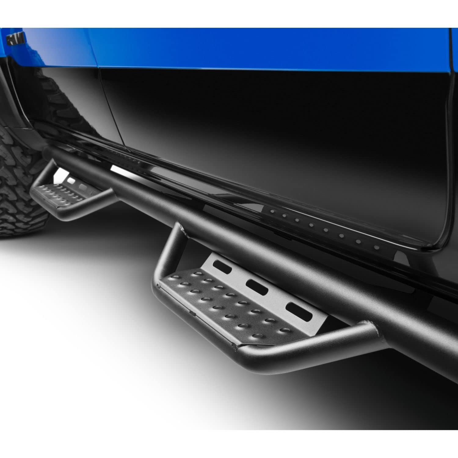 N-Fab Nerf Rs Steps For Ram | Cab Length, Steel, Textured Black | 219416722 | Fits 2019-2024 Ram 1500 (New Body Style) Quad Cab All Beds, Srw Gas / Diesel