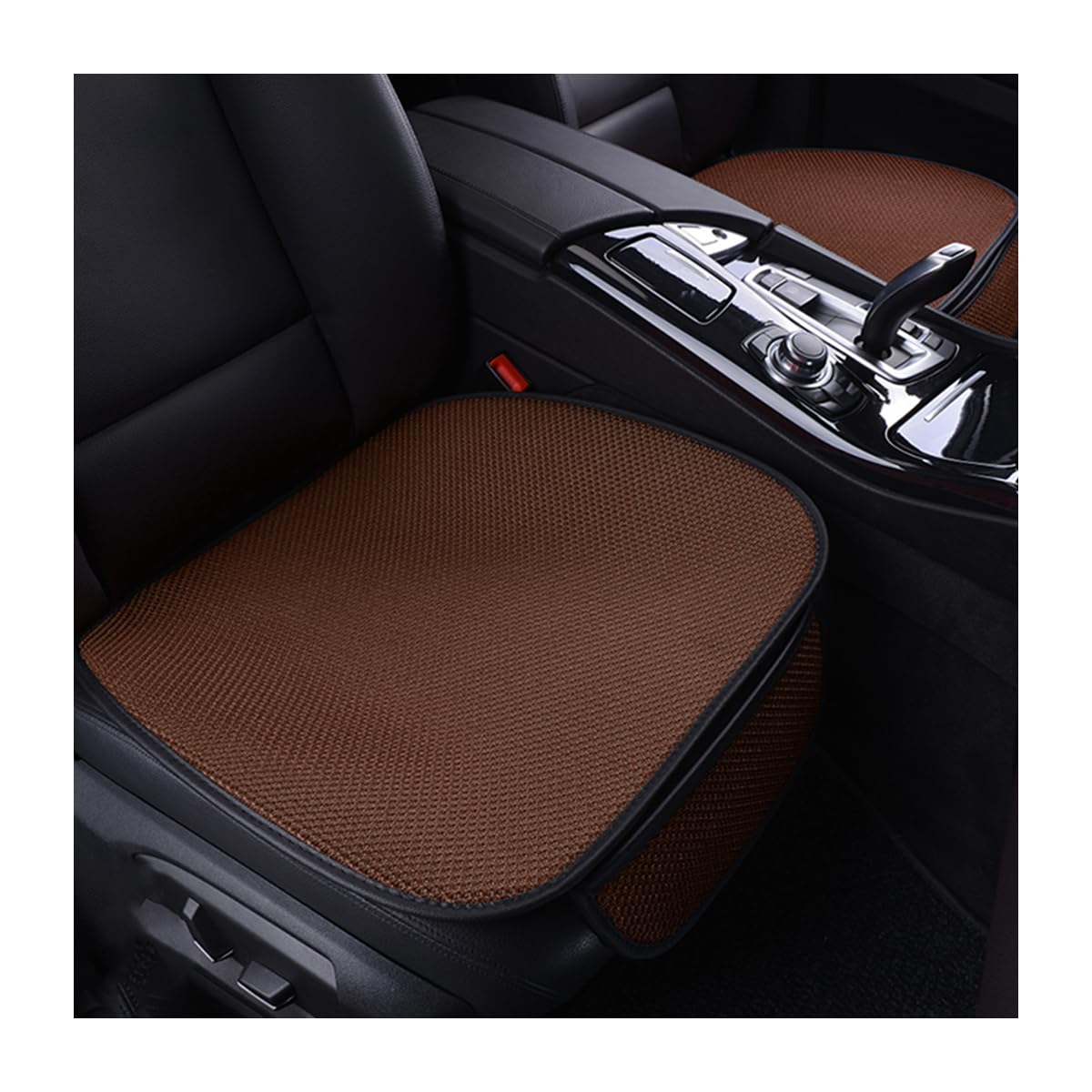 Belomi Car Seat Bottom Cover, 2 Pack Front Driver Or Passenger Seat Cushion With Pocket, Universal Breathable Comfort Auto Seat 