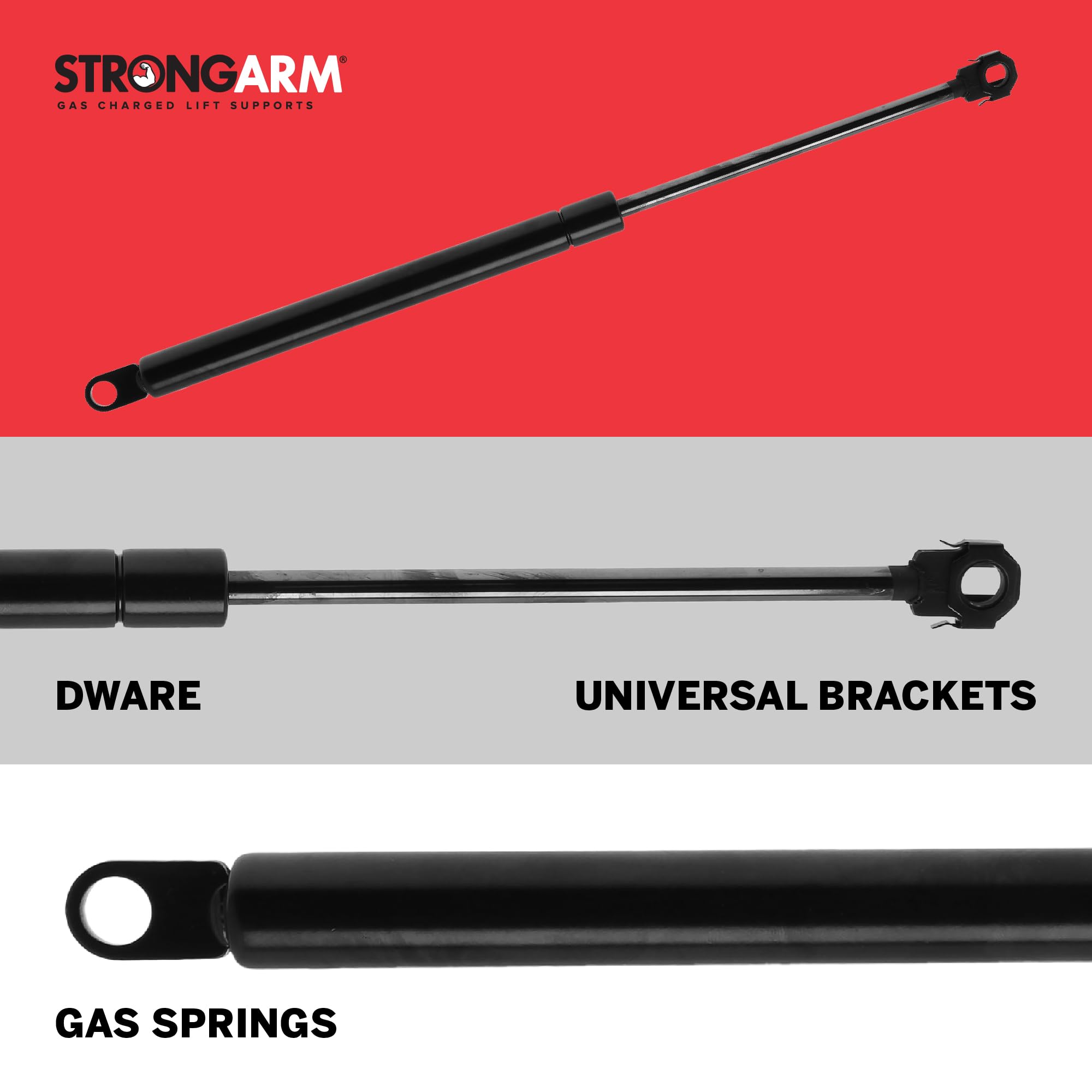 Strongarm 4603 Hood Lift Support, Pack Of 1, Black