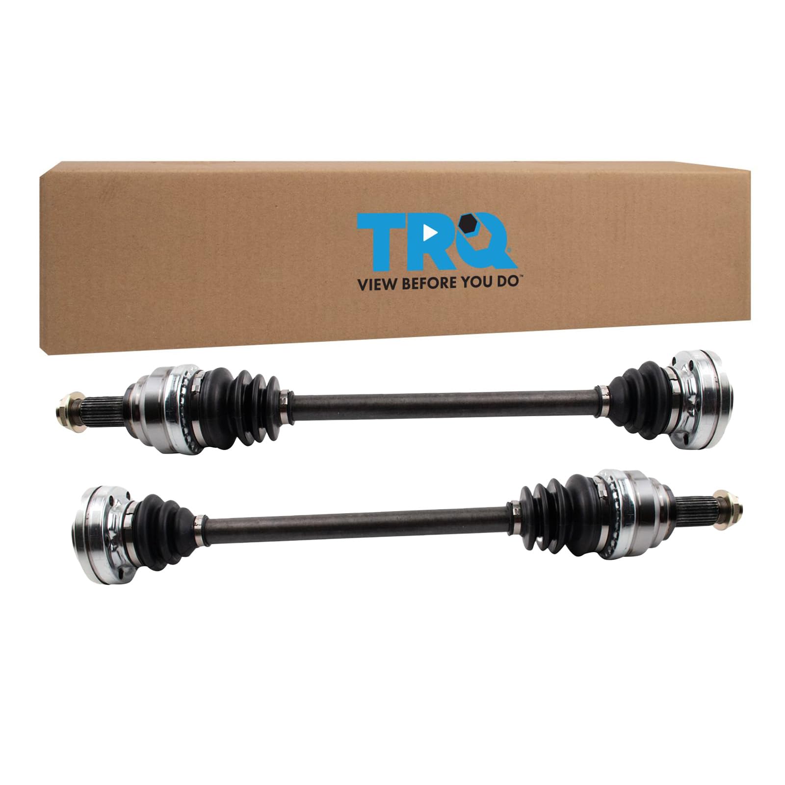 Trq Rear Cv Axle Shaft Assembly Set Compatible With 2008-2010 Bmw 135I 2006 325Xi 2008-2013 328I 2009 328I Xdrive 2007-2008 328X