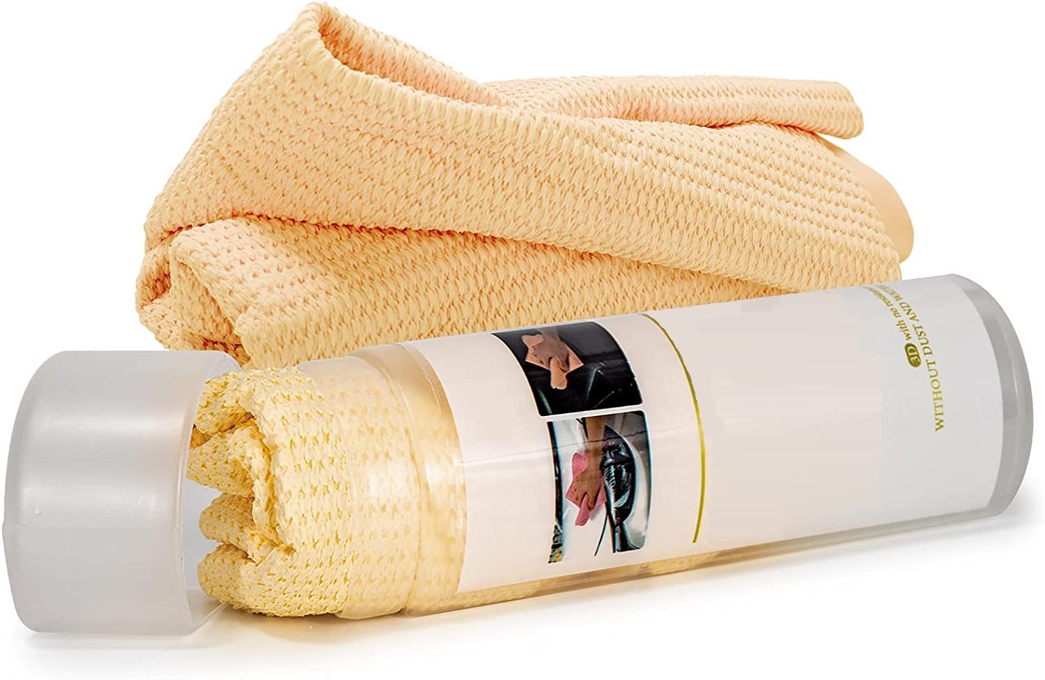 Auto Hub 3D Chamois Cloth  Ultimate Car Cloth for Car Drying  Super Absorbent Chamois Towel for Fast Drying of Your Car, Bike 