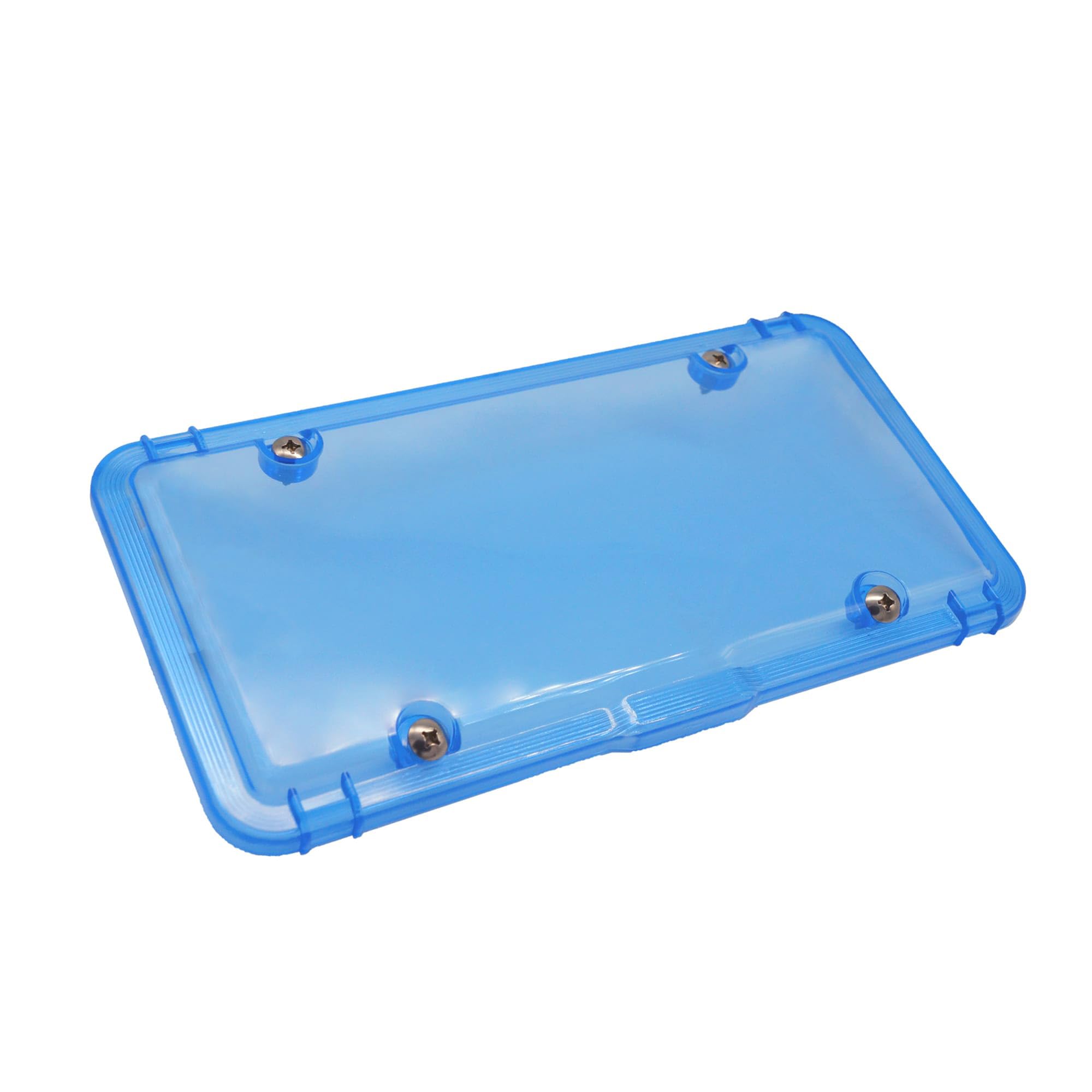 Luxe Shield | Premium License Plate Cover Incl Stainless Steel Screws | Durable And Weatherproof License Plate Protector | One-O