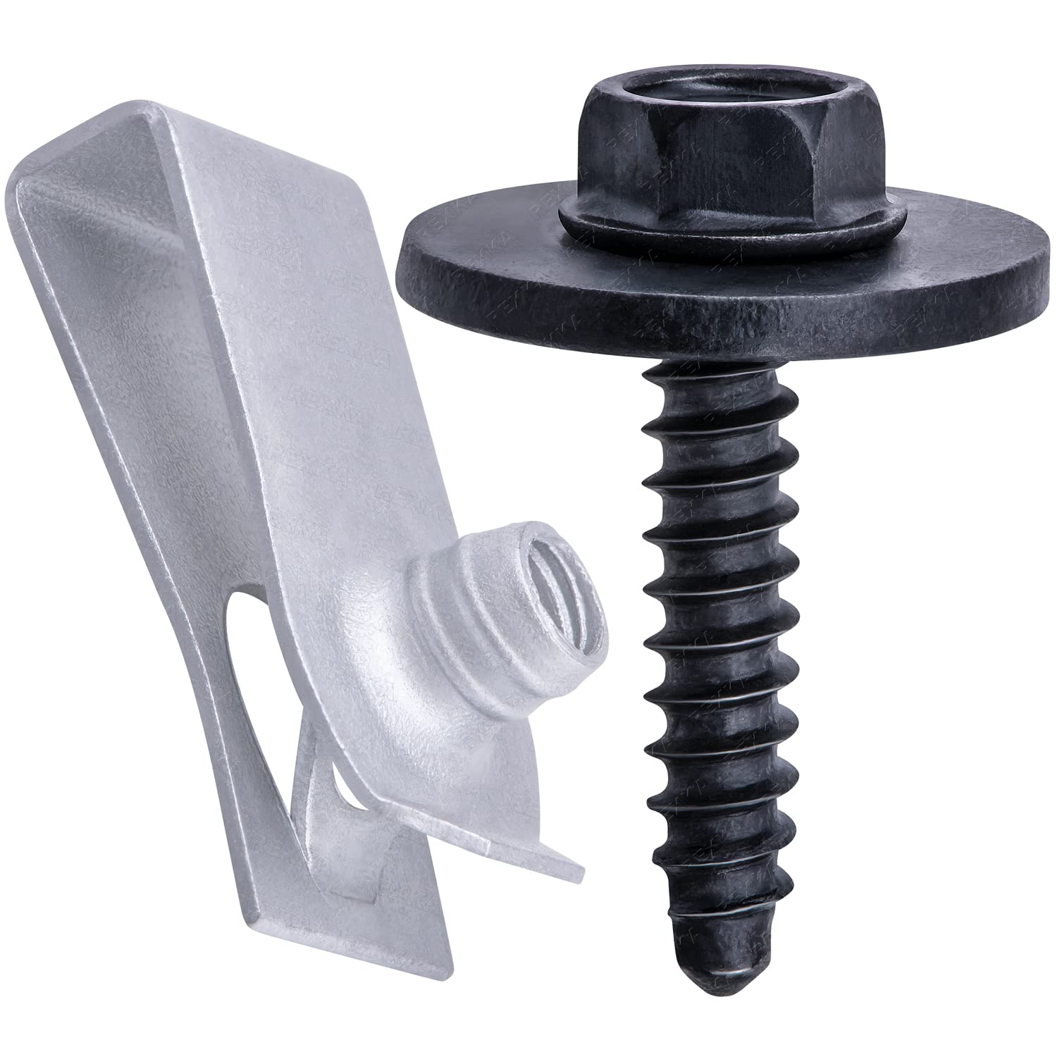 Rexka 15 Sets Fender Liner Bumper Cover Splash Shield Wheelhouse Liner Bolt Screw U Nuts Kit For Gm 11570498 Chevrolet Camaro Co