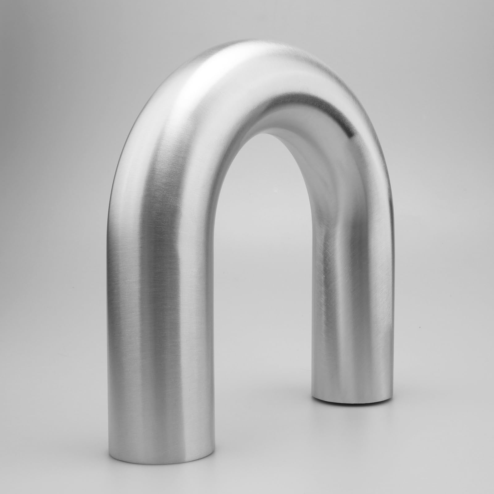 Ac Performance 2'' (51Mm) Od 180 Degree Aluminum Elbow Intercooler Pipe Air Intake Tube, 1.5D Radius, Center To Center Distance