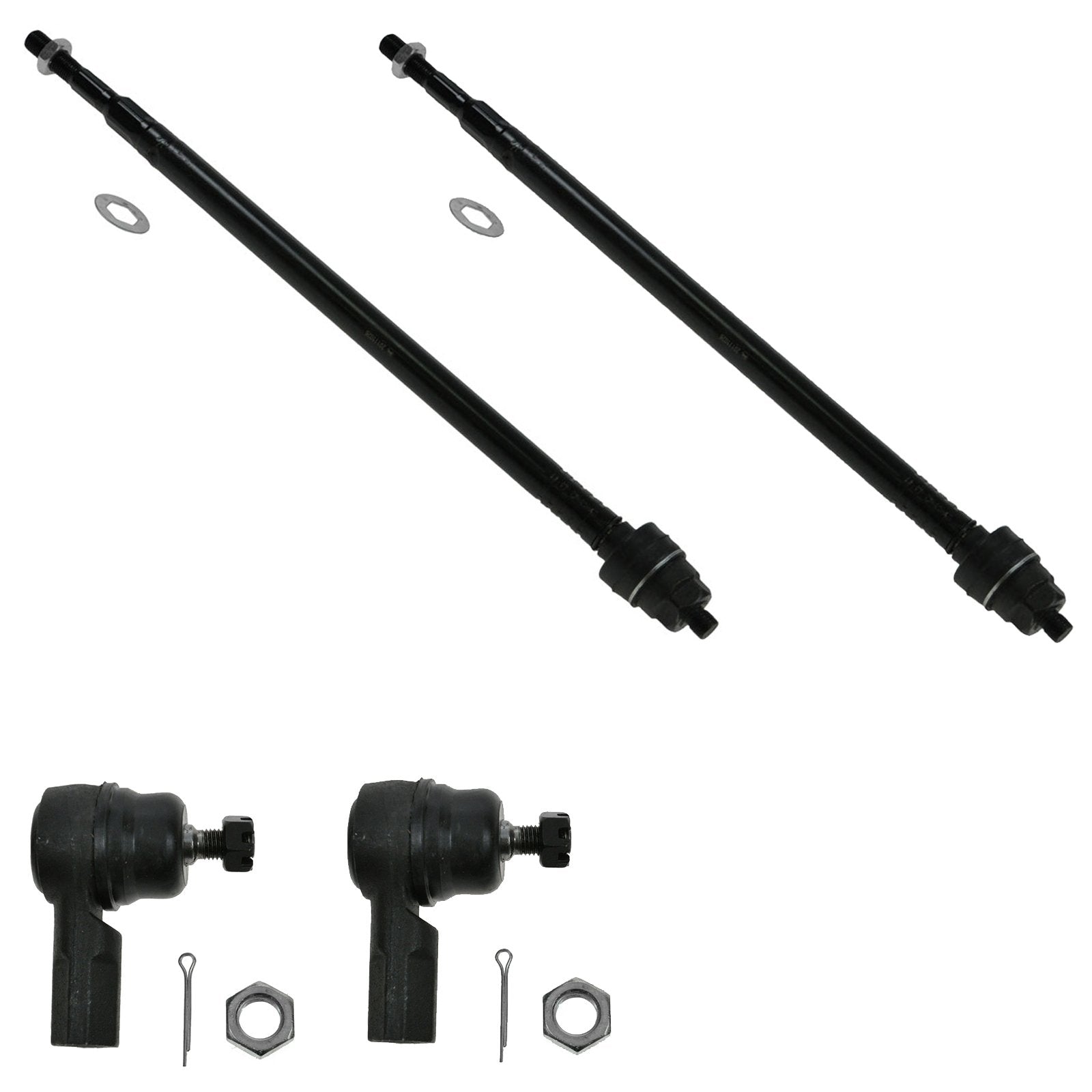 Trq Front Tie Rod Set Compatible With 2001-2005 Honda Civic