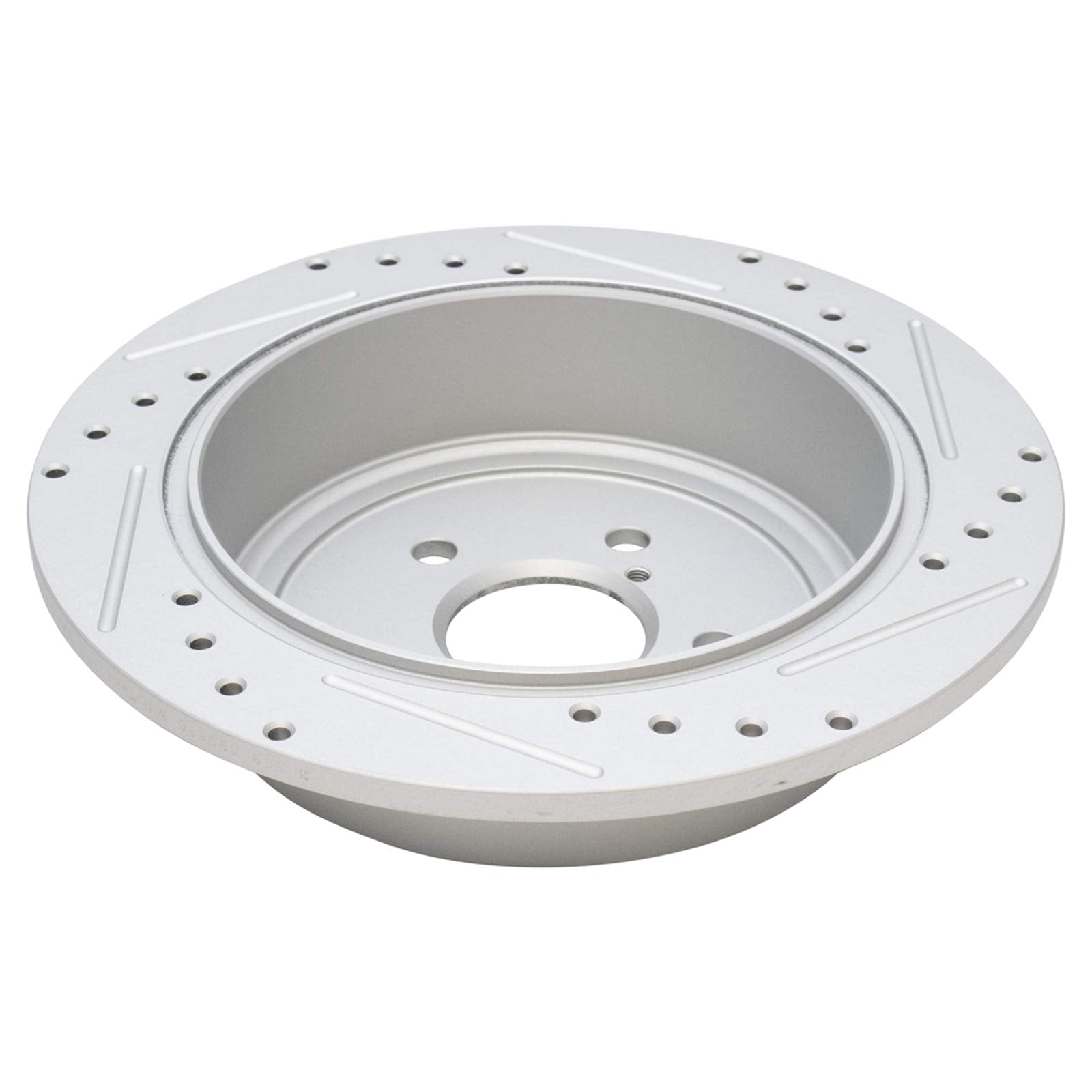 Trq Rear Performance Brake Rotors Set Premium G-Coated Cross Drilled & Slotted Compatible With 2013-2015 Subaru Brz 2009-2013 Fo