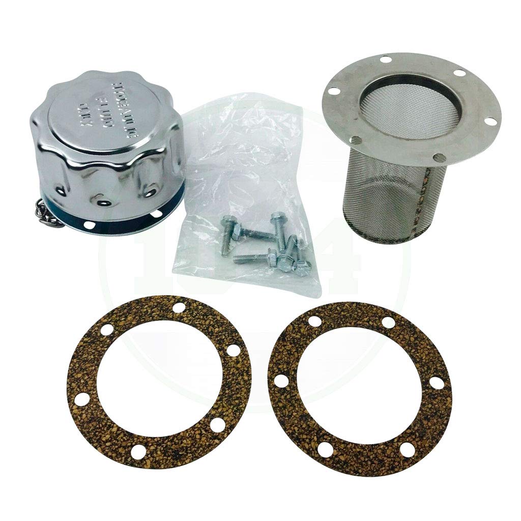 Buyers Product Hydraulic Filler-Strainer Breather Cap - 40 Micron Filtration, Model Number Tfa005715, Gray