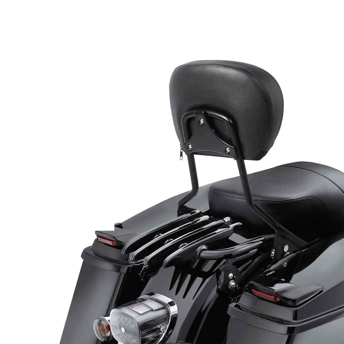 XFMT Motorcycle Detachable Stealth Two-Up Luggage Rack for Harley Touring Road King Street Glide Road Glide Electra Glide 2009-2