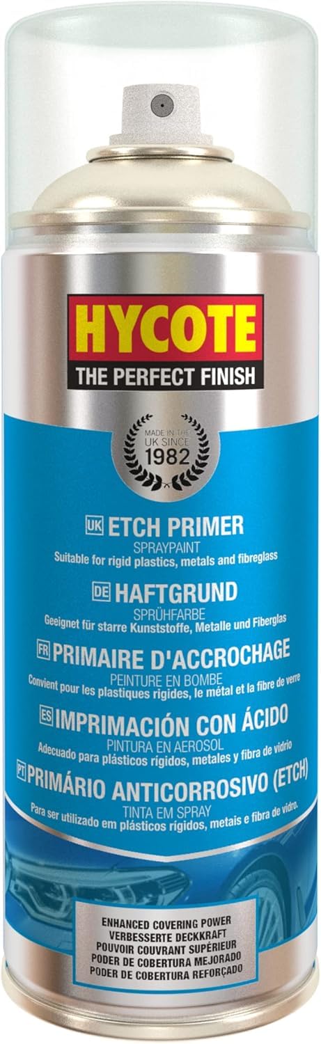Hycote Enhanced Covering Power Aerosol Car Spray Paint, Etch Primer, 13.5 Oz
