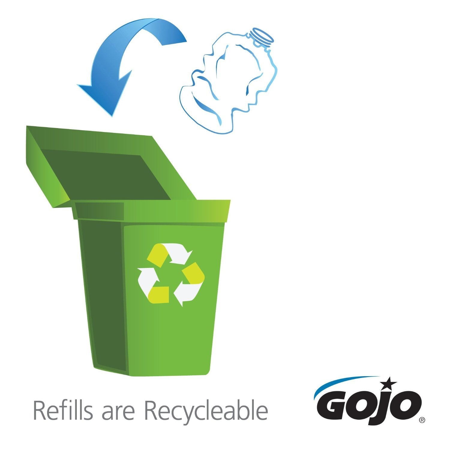 Gojo® Natural* Orange™ Pumice Hand Cleaner 2000 Ml Refill For Gojo® Pro™ Tdx™ Dispenser