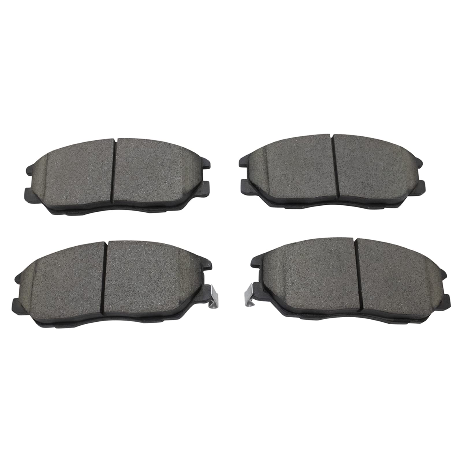 TRQ Front Brake Pads Ceramic Compatible with 2003-2005 Hyundai XG350 2004-2006 Kia Amanti