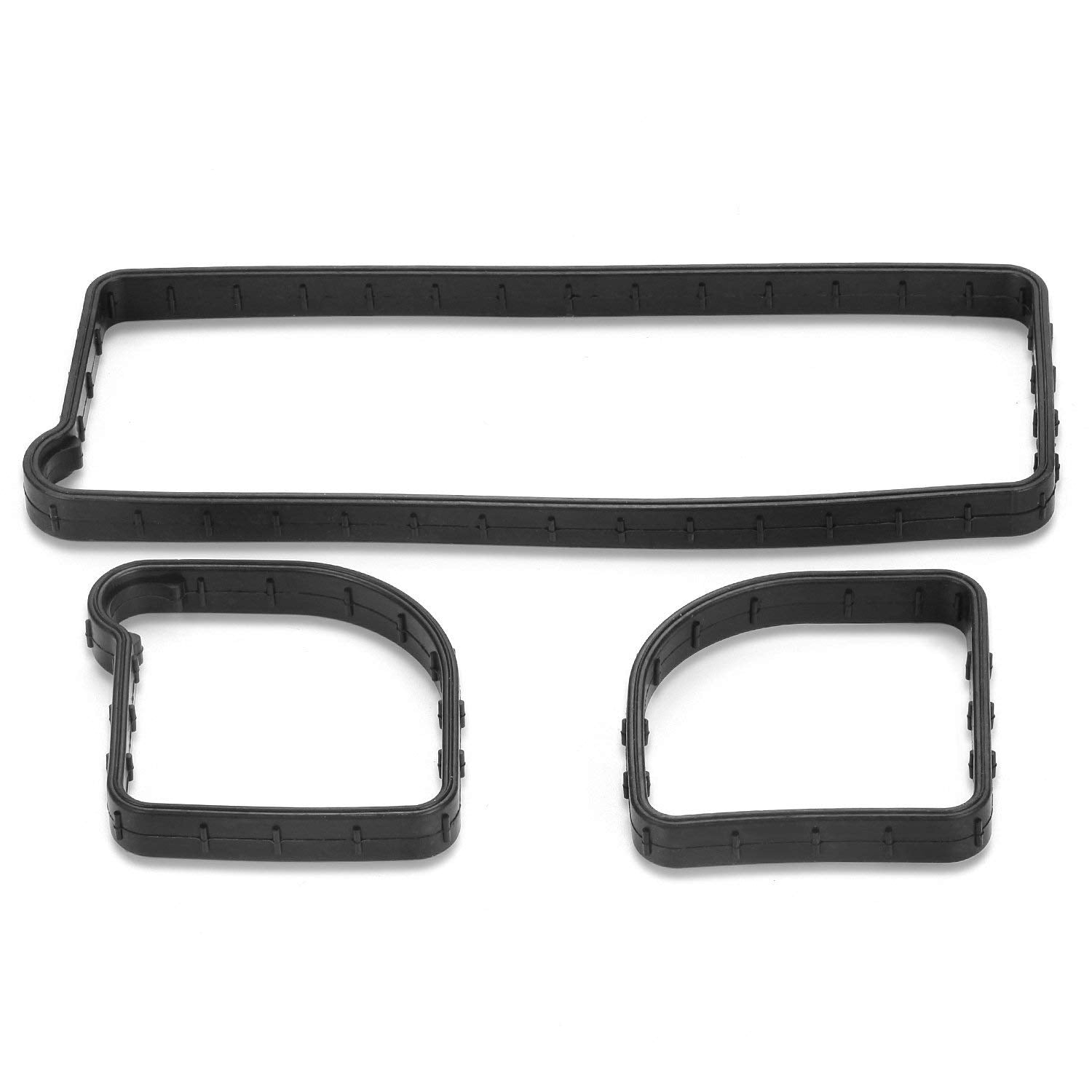 Engine Valve Cover Gasket Compatible With 05-17 Ford Escape Focus Fusion Ranger Transit 04-13 Mazda 3 5 6 B2300 Cx-7 Mx-5 Tribute 05-11 Mercury Mariner Milan L4 2.0L 2.3L 2.5L Cover Seal