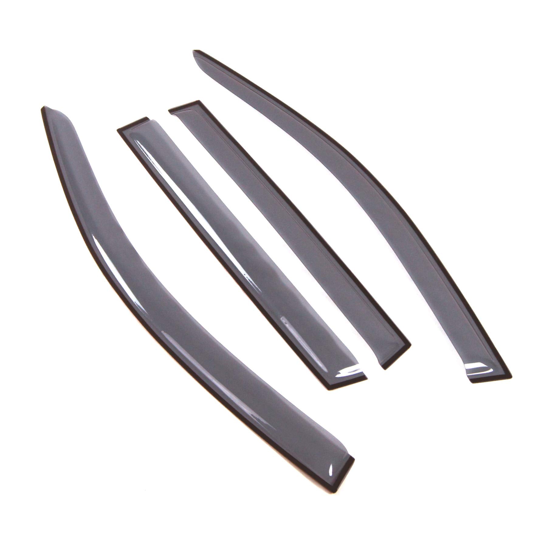 Car Window Rain Guard | Outside Mount Visors Auto Side Window Deflectors | Windows Visor Rain Shields Compatible With 2004-2007