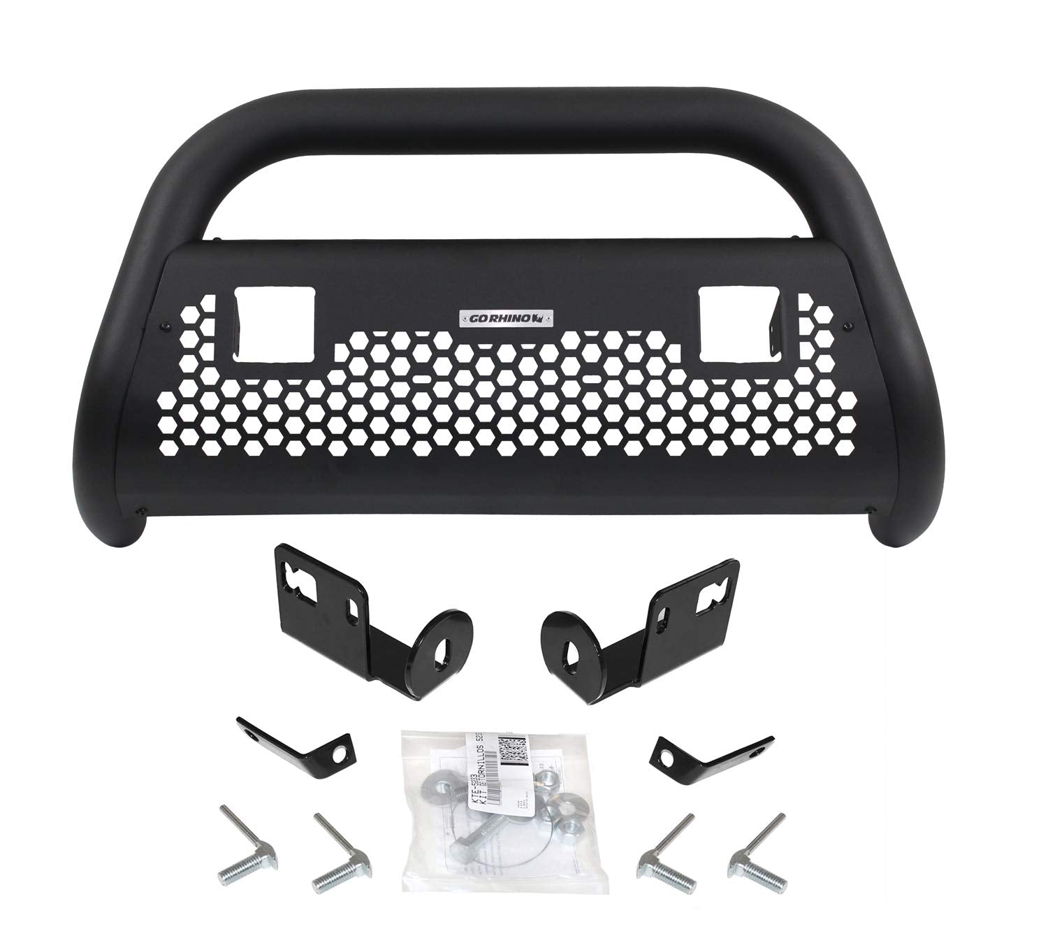 Go Rhino 55882T Rc2 Bull Bar With Mounting Brackets And Two 3'' Light Holes Kit For Ford 09-24 F-150, Ford 09-24 F-150, Ford 09-