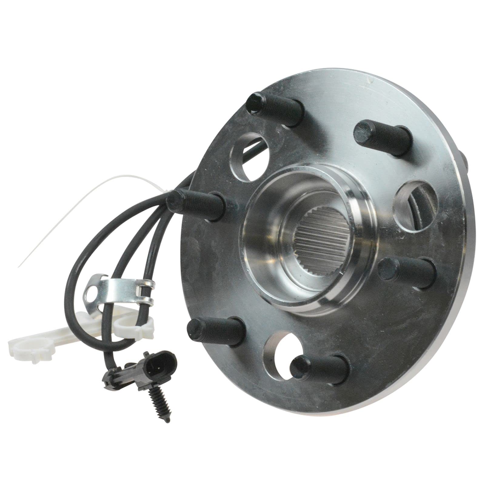 Trq Front Wheel Bearing & Hub Assembly 4Wd With Abs Sensor Compatible With 1999-2000 Cadillac Escalade 1995-1999 Chevrolet K1500