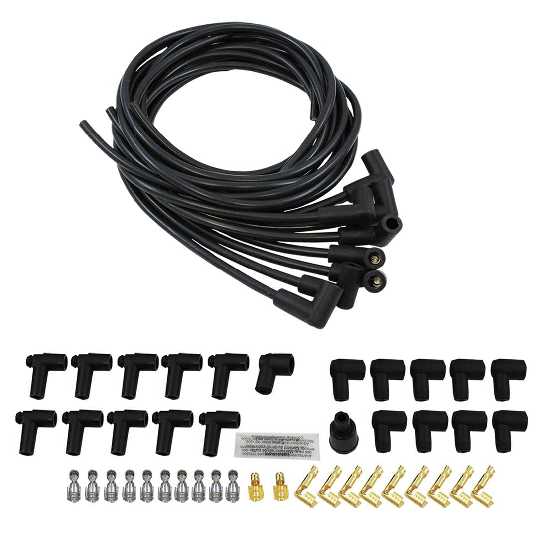 Speedfx 3001Bk Spark Plg Wires Uni. Fit 8.5 Bk 90