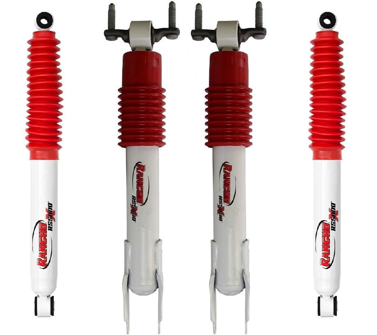 Rancho RS5000X Gas Shocks Set for 2011-2019 Chevrolet Silverado 2500 HD 4WD RWD