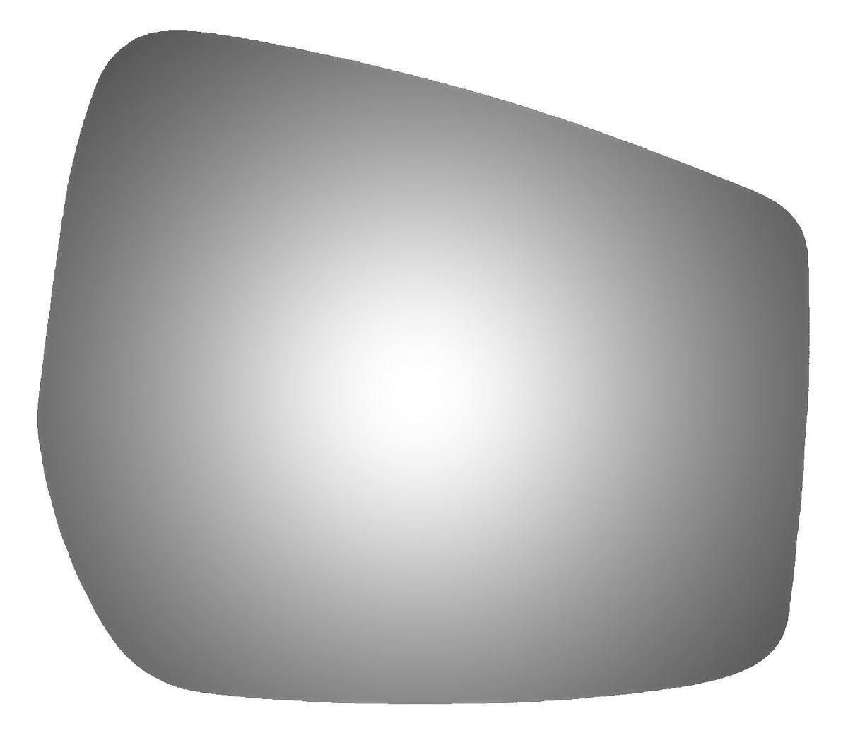 Burco 5725 Right Replacement Mirror Glass for 15-16 Nissan Versa, Versa Note