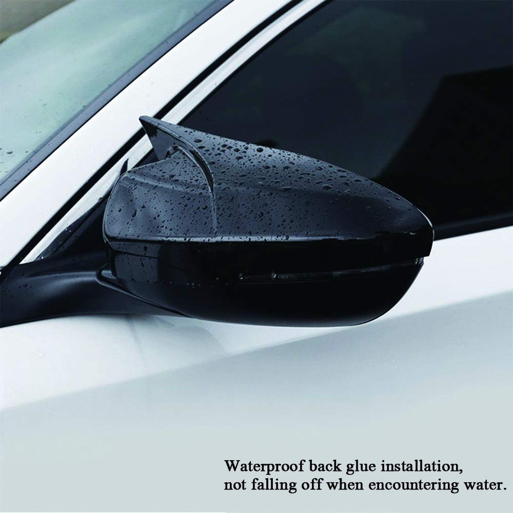 Xiter Abs Electroplated Finishes Style Cow Horn All Inclusive Rearview Mirror Cover Door Side Moulding Trim Generation For Honda