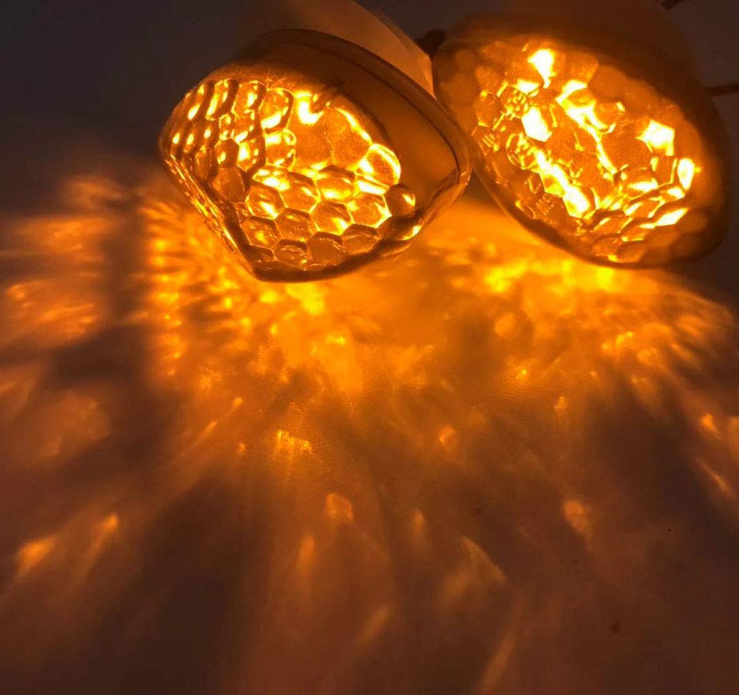 SAMDO Motorcycle LED Flush Mount Turn Signal Light Blinker Turning Lamp Smoke for Honda CBR600RR CBR1000RR CBR600F3 CBR600F4 CBR