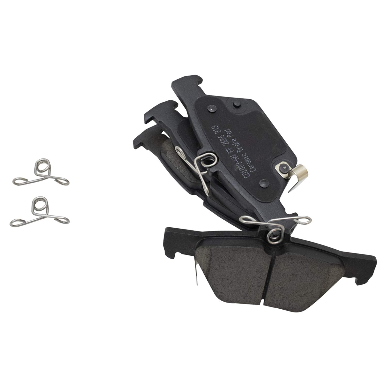 TRQ Rear Brake Pad & Rotor Kit Brake Pads Brake Rotor Ceramic Vented Compatible with 2015-2021 Subaru Legacy Outback 2017-2019 W