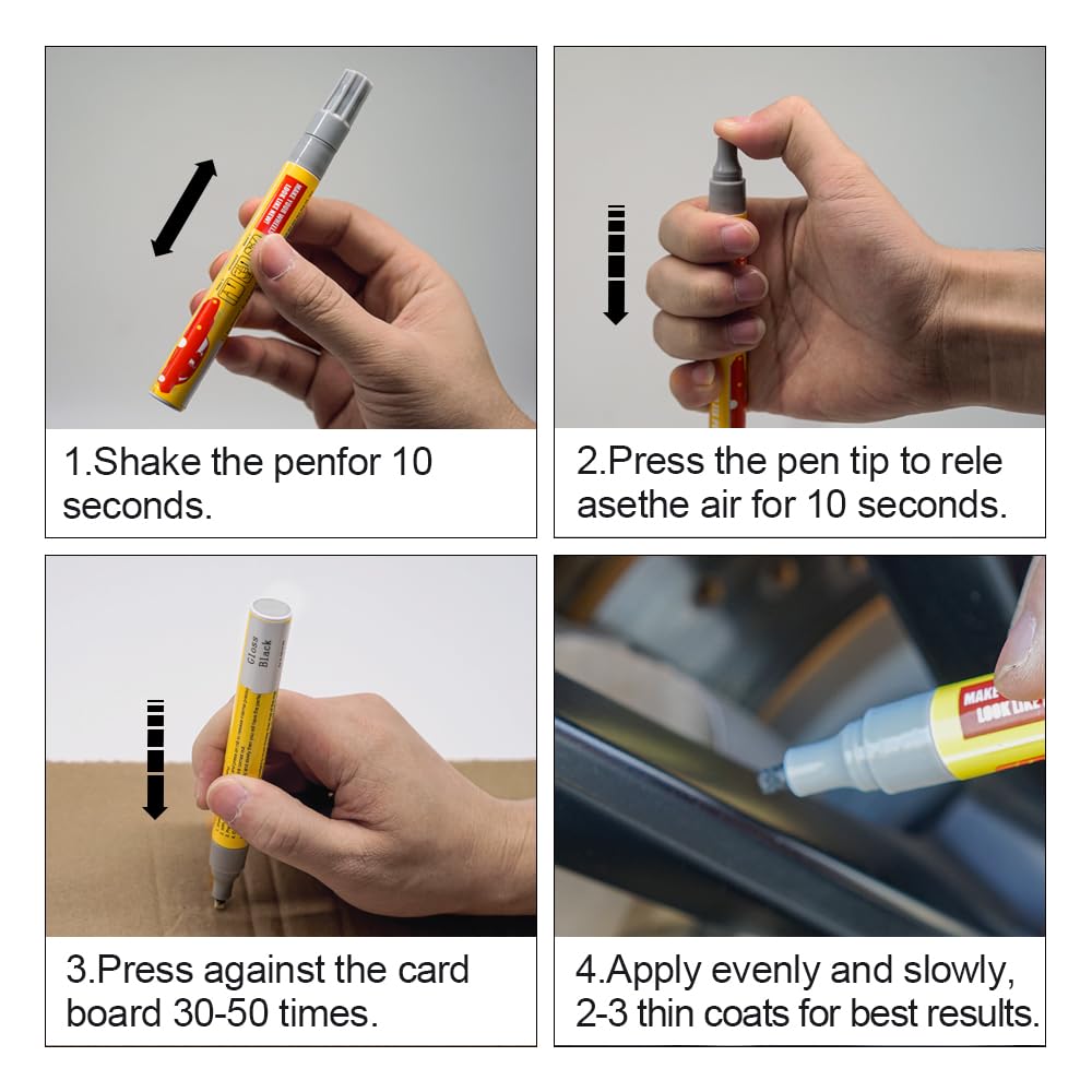 Wheel Repair Kit, Matte Black Rim Touch Up Paint, Wheel Touch Up Kit Wheel Paint Rim Paint Pen, Quick And Easy Repairs Roadside Rashes, Rim Paint(Matte Black)