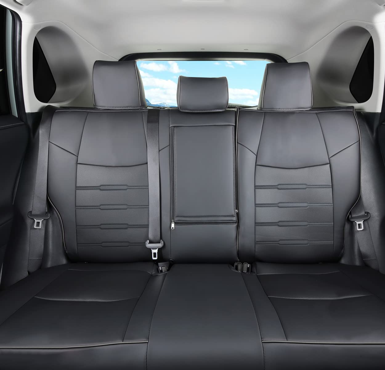 Luluda Custom Fit Rav4 Car Seat Covers Fit For Toyota Rav4 Le Limited Xle 2019 2020 2021 2022 2023 2024 With Waterproof Faux Lea