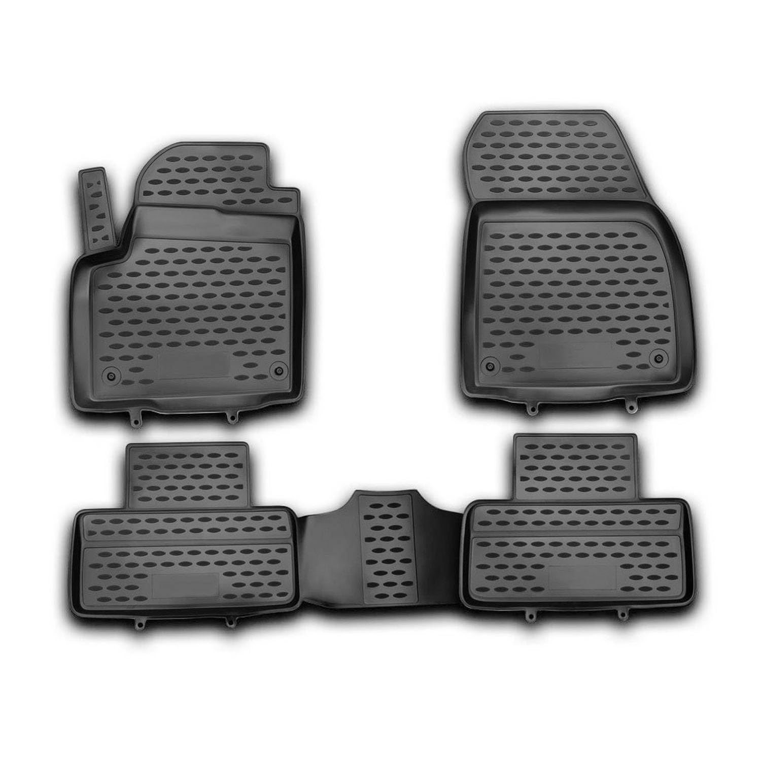 Omac Floor Mats For Land Rover Range Rover Evoque 2012-2019 Tpe All-Weather Black