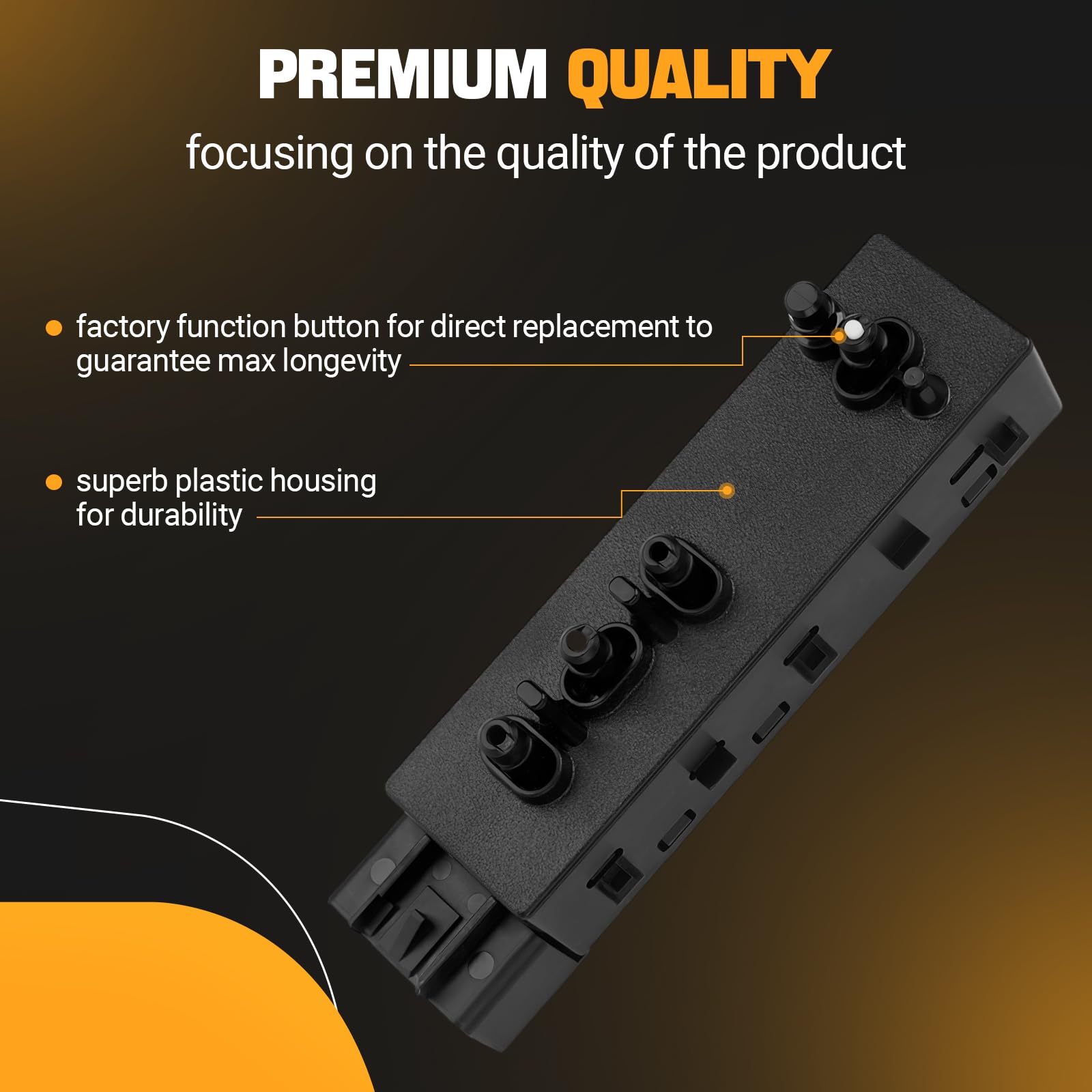 Power Seat Switch Front Passenger Side 8 Way Adjust Switch Compatible with 2007-2013 Buick Cadillac Chevy GMC - CTS, DTS, Escalade, Silverado, Tahoe, Sierra, Yukon - Replaces 12451498 25974715 PSW148