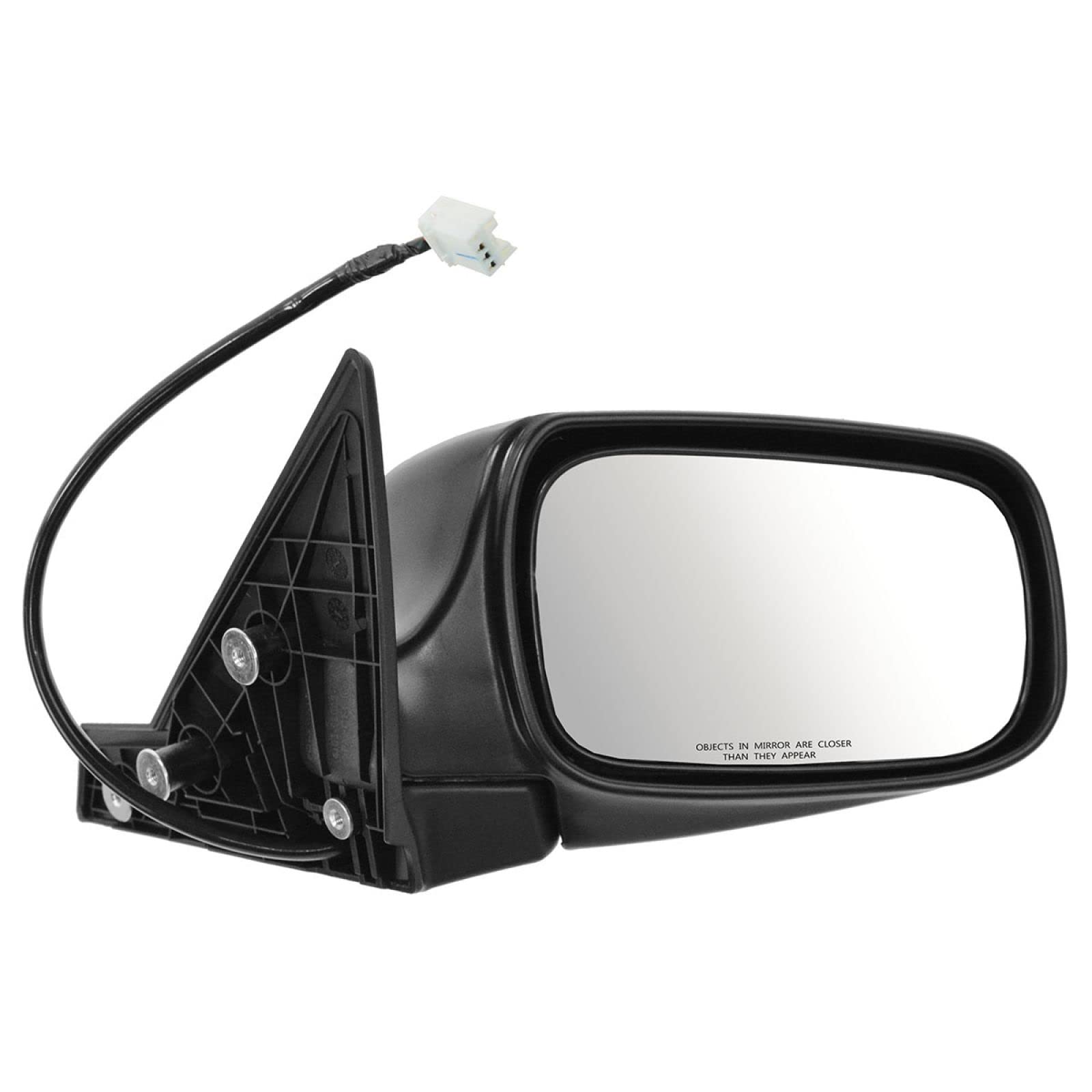 Trq Right Mirror Without Heat With Textured Cover Passenger Side Compatible With 2002-2007 Subaru Impreza Su1321112