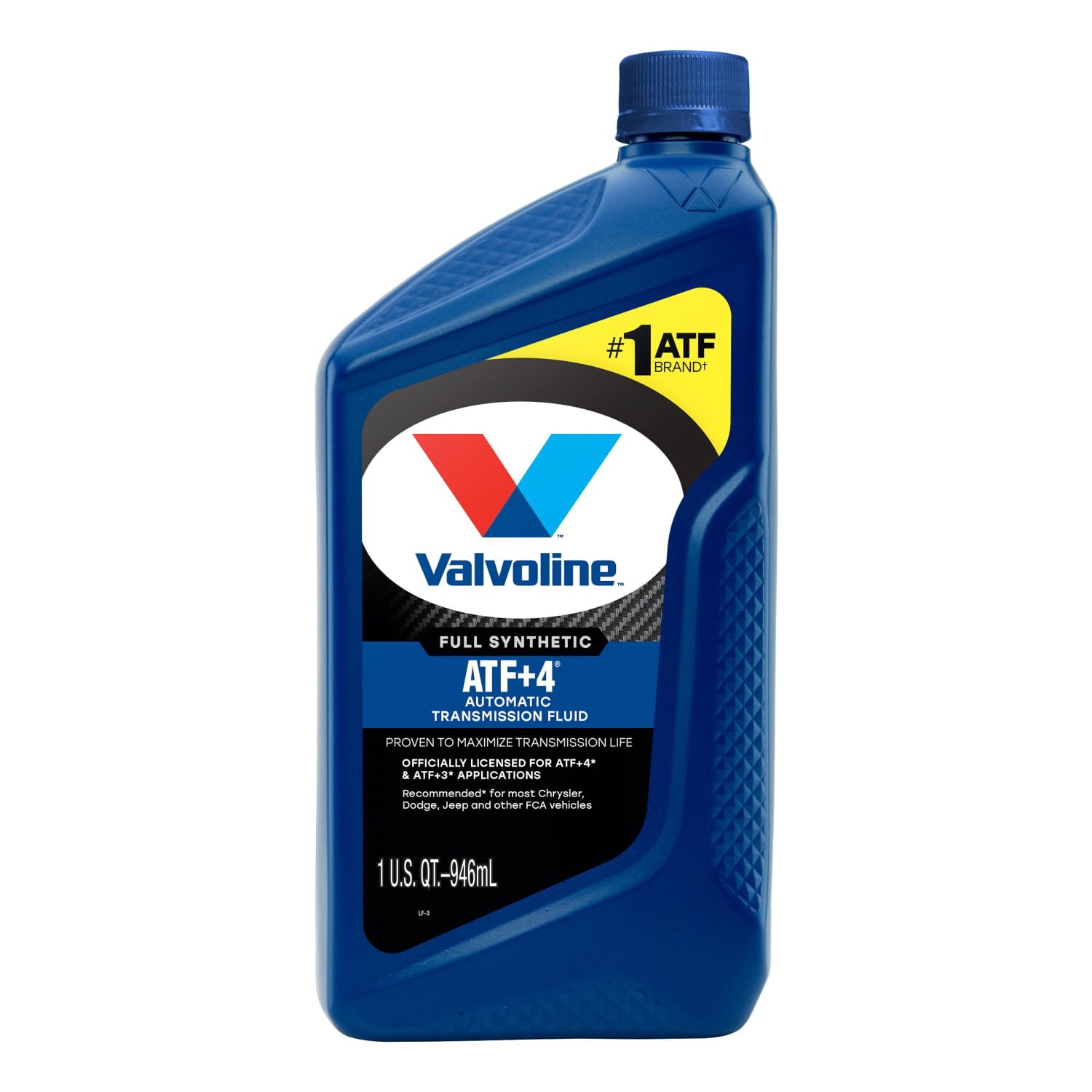 Valvoline Atf +4 Full Synthetic Automatic Transmission Fluid 1 Qt, Case Of 6