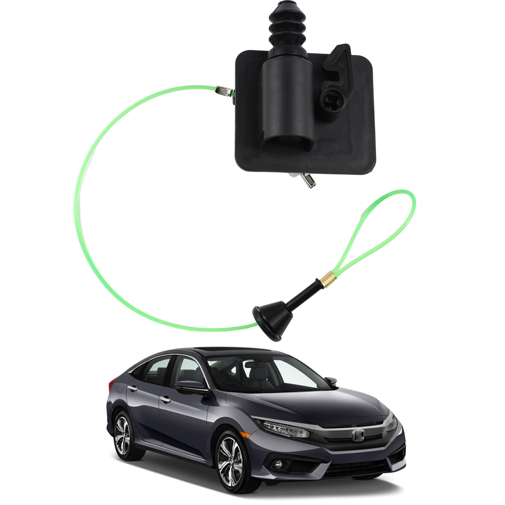 YzusGomumu 74700-TBA-A02 Car Fuel Lid Actuator Gas Door Assembly Compatible with 2016 2017 2018 2019 2020 2021 Honda Civic Fuel 