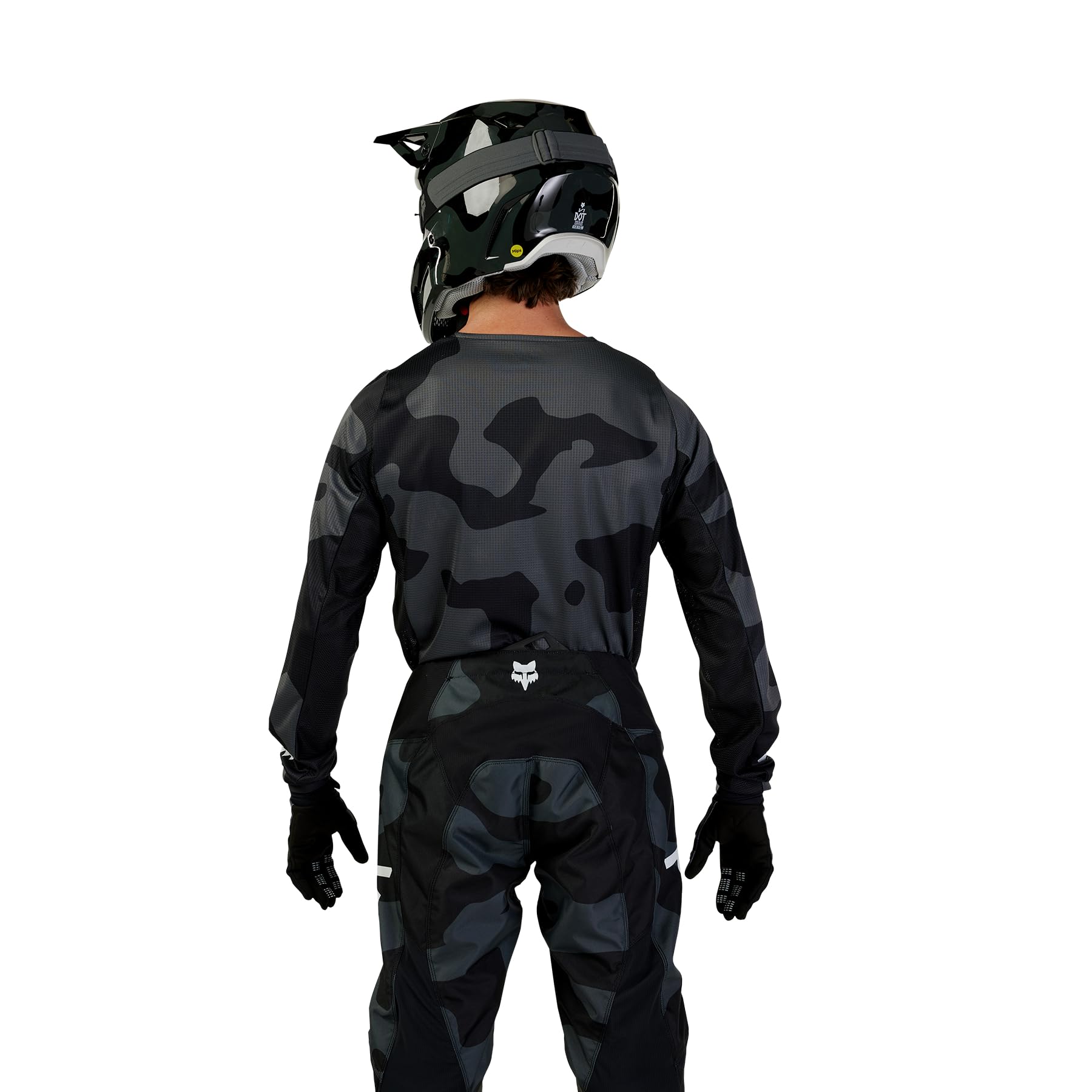 Fox Racing 180 BNKR Motocross Jersey, Black CAMO, XX-Large