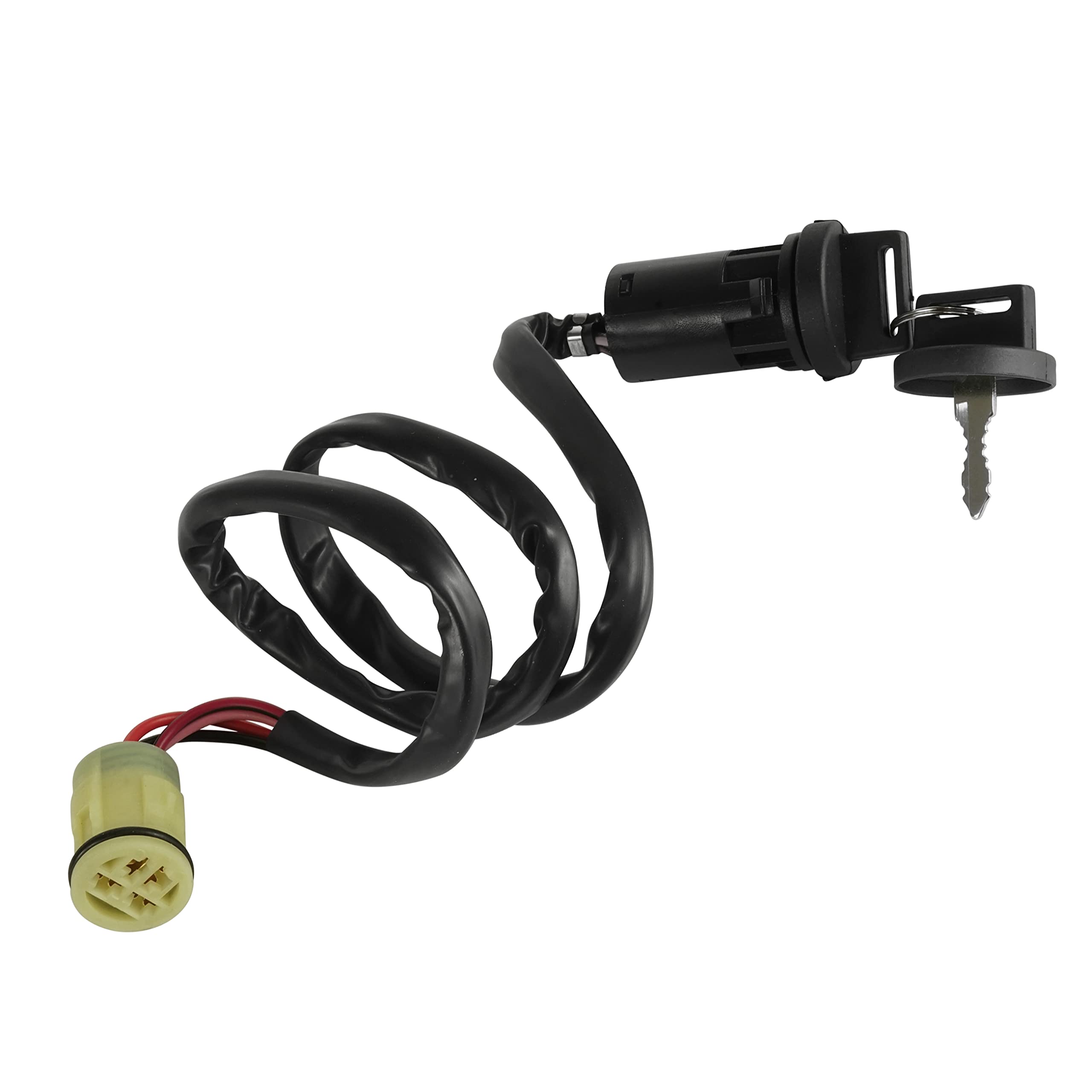 Caltric Ignition Key Switch Compatible with Honda 450 Trx450Es Trx450S Foreman 4X4 1998-2001