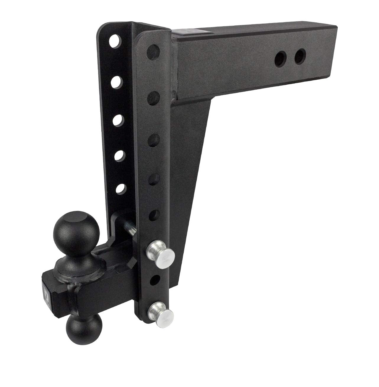 Bulletproof Hitches 3.0'' Adjustable Heavy Duty Trailer Hitch (22,000Lb Rating) - 10'' Drop/Rise Trailer Hitch With 2'' & 2-5/16