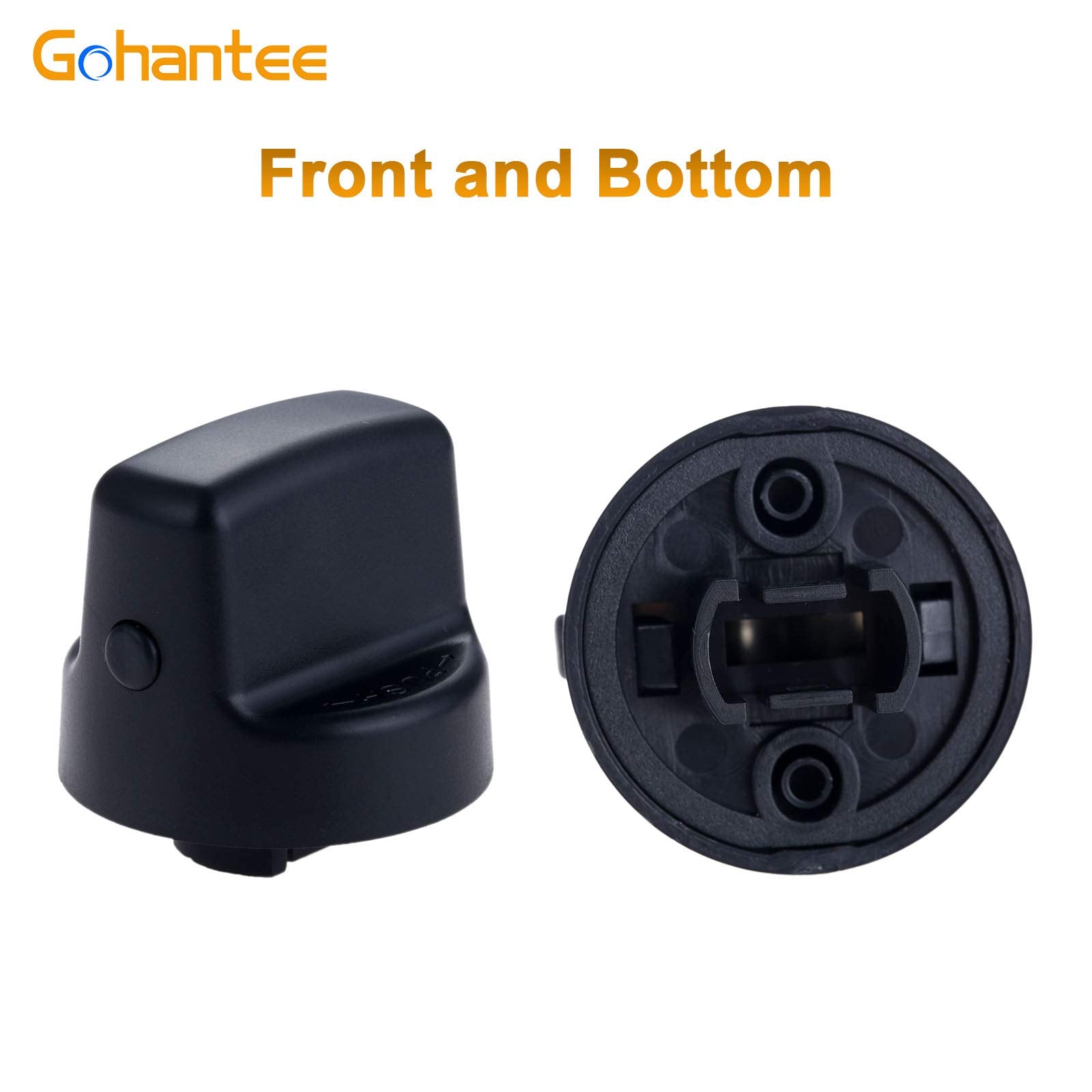 gohantee Ignition Key Knob Push Turn Switch Replacement for 2006-2012 Mazda 6, CX-7, CX-9 - Black