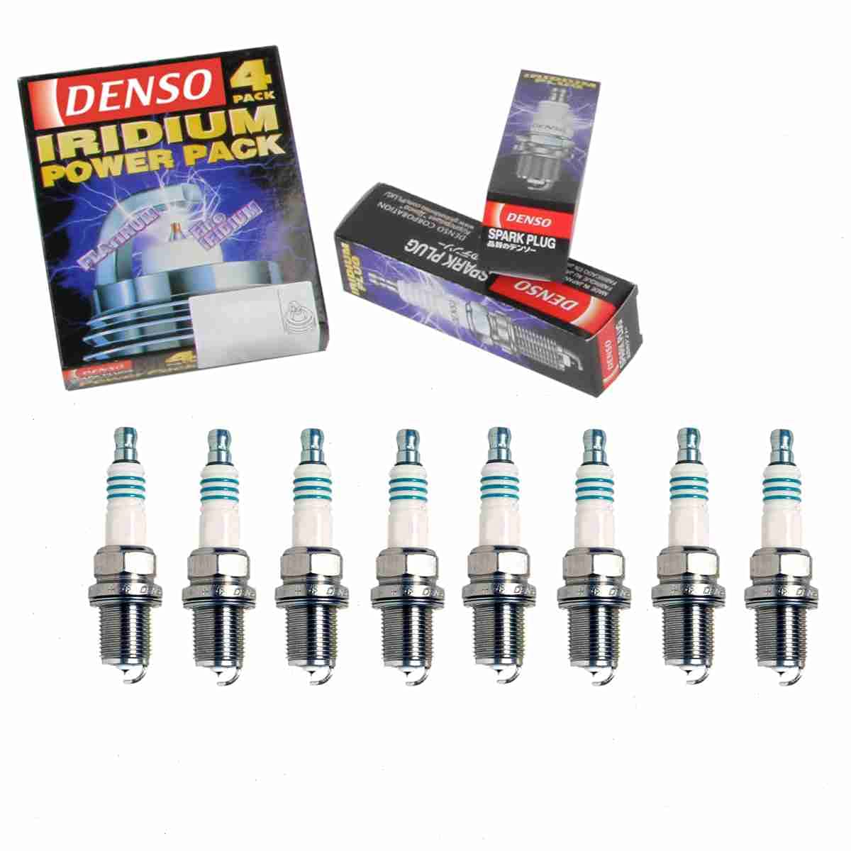 8 pc DENSO Iridium Power Spark Plugs compatible with Toyota Sequoia 4.7L V8 2001-2009