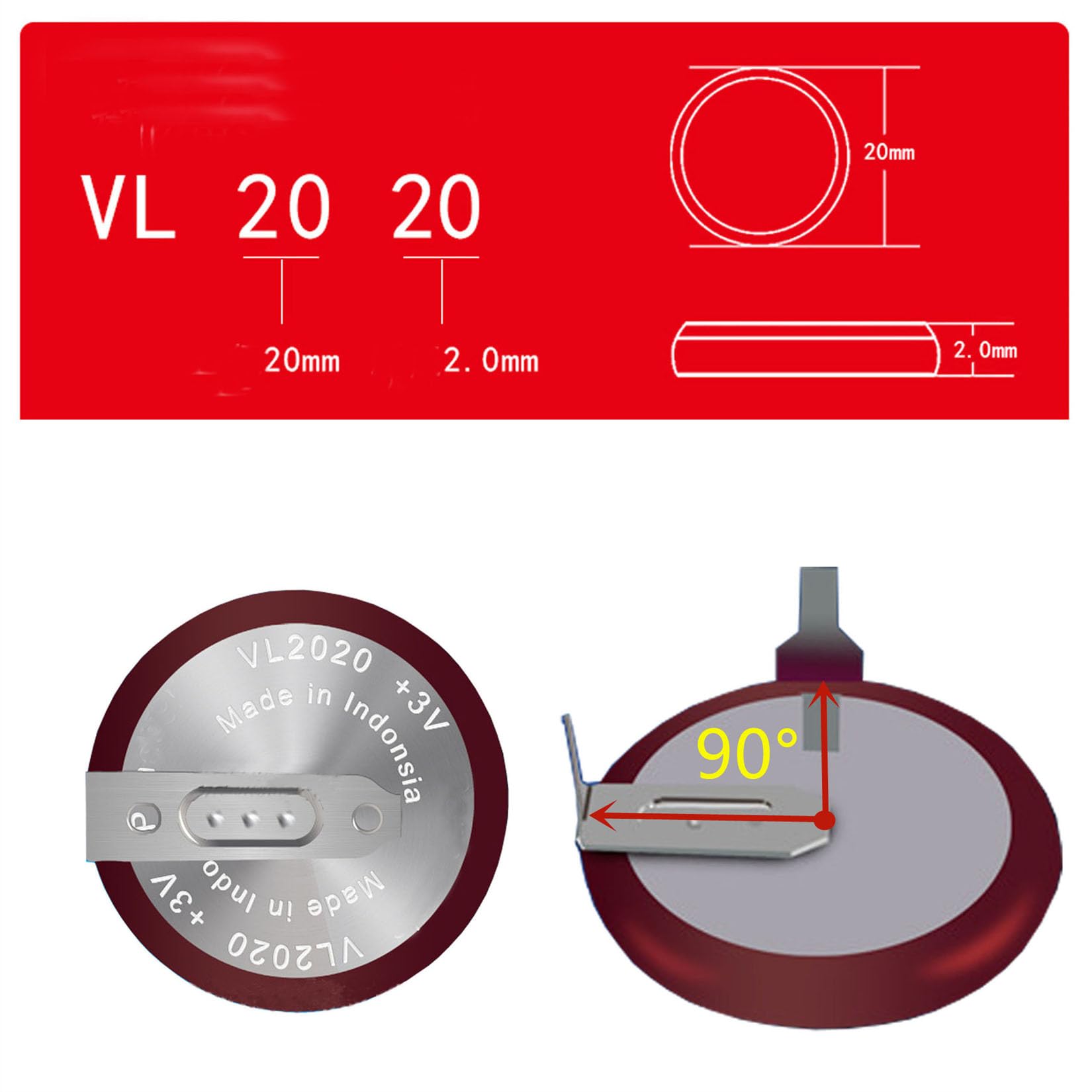 QIXIUBIA Replacement for VL2020 Battery for BMW E46 E60 E92 3 328 330 X5 Keyless Entry Remote Control Smart Car Key Fob Shell (9