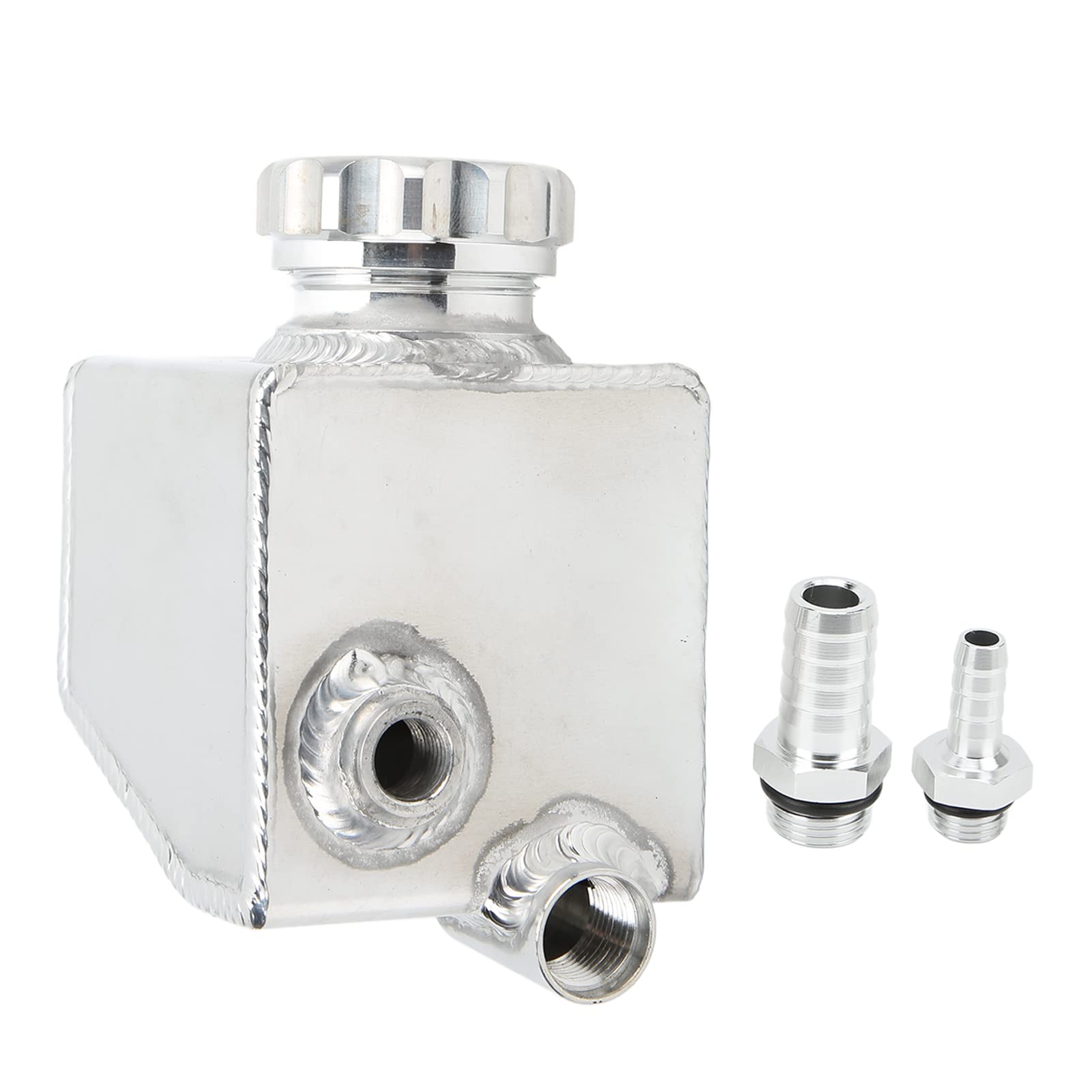 Car Power Steering Reservoir, Aluminium Alloy Stable Performance Power Steering Reservoir Replacement for V6 V8