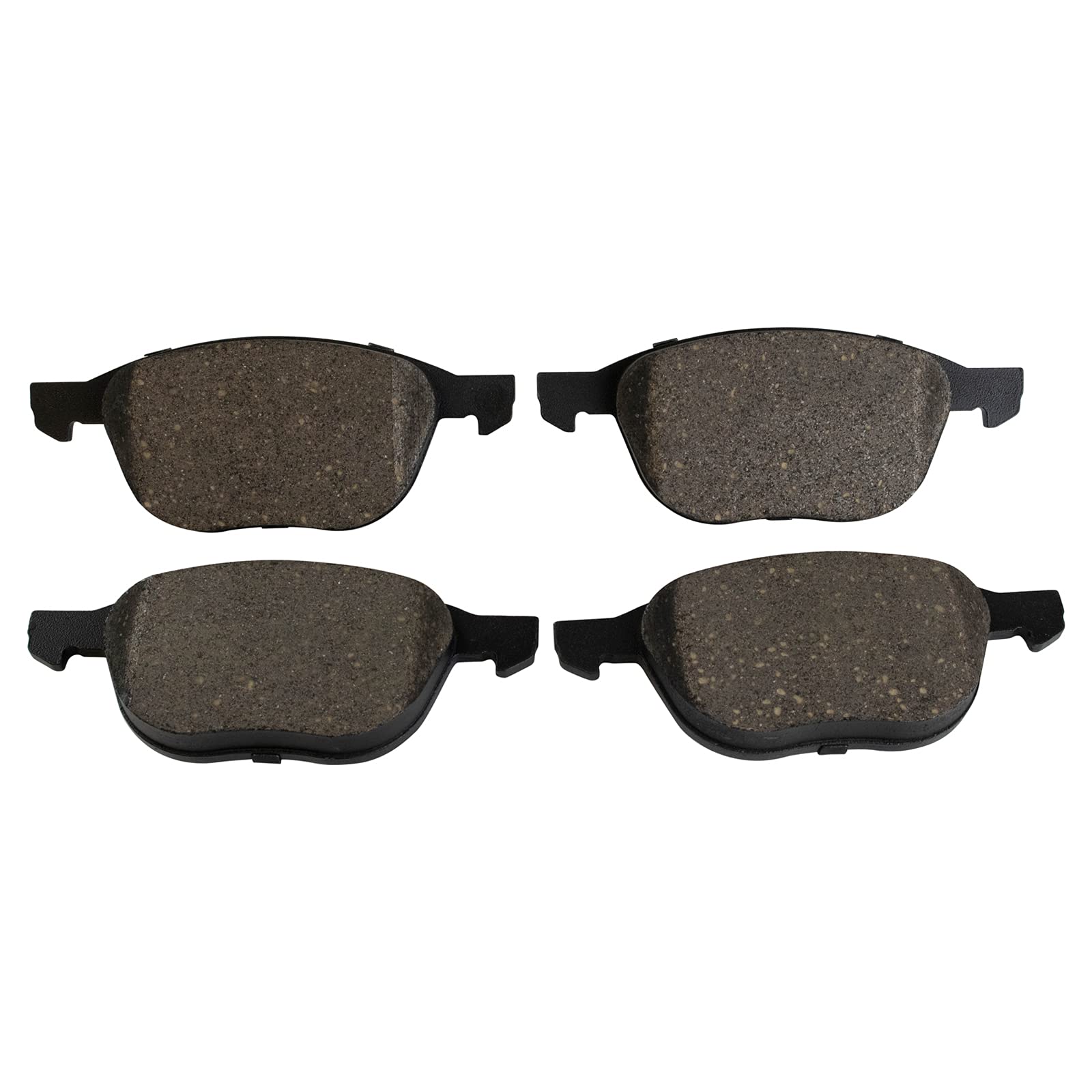 Trq Front Brake Pad & Rotor Kit Ceramic Premium G-Coated Compatible With 2014-2017 Ford C-Max 2013-2016 Escape 2012-2013 Volvo C